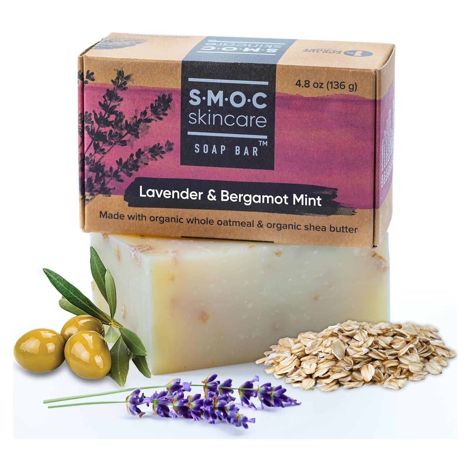 Jabón Orgánico Maximum de Lavanda y Menta 100g - Hidratante