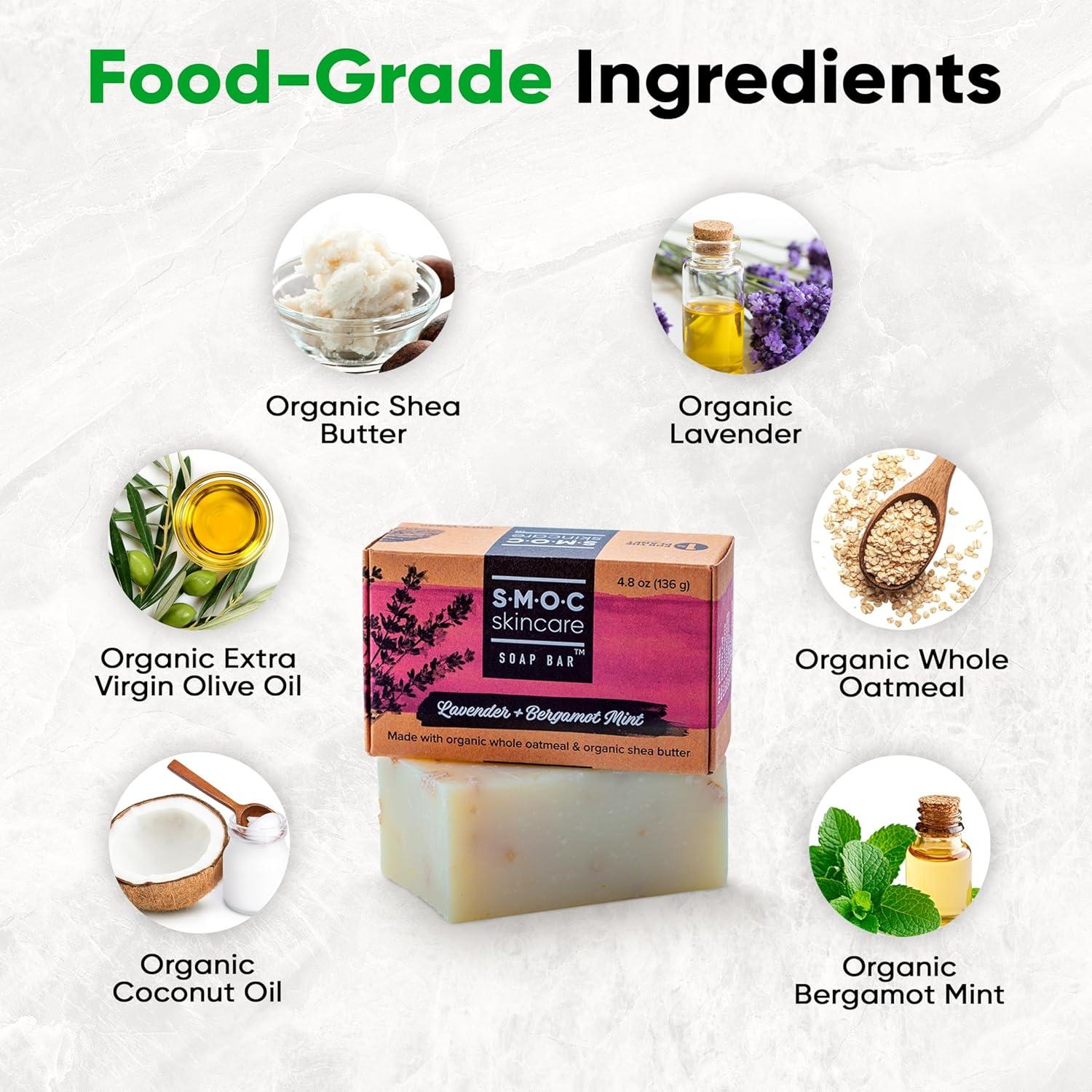 Jabón Orgánico Maximum de Lavanda y Menta 100g - Hidratante