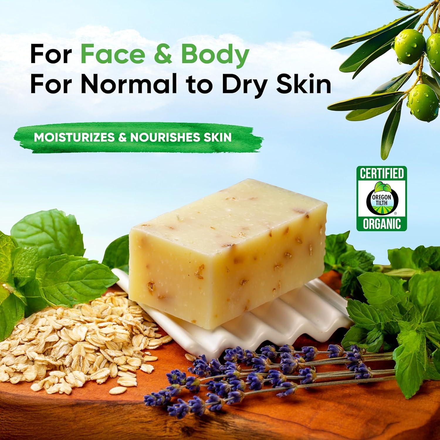 Jabón Orgánico Maximum de Lavanda y Menta 100g - Hidratante