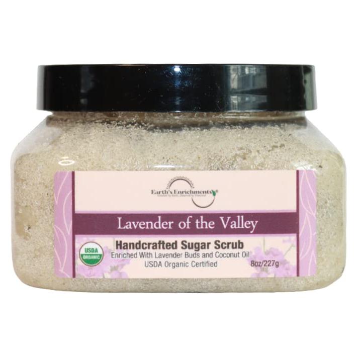 Exfoliante Corporal Orgánico Lavanda del Valle 227g