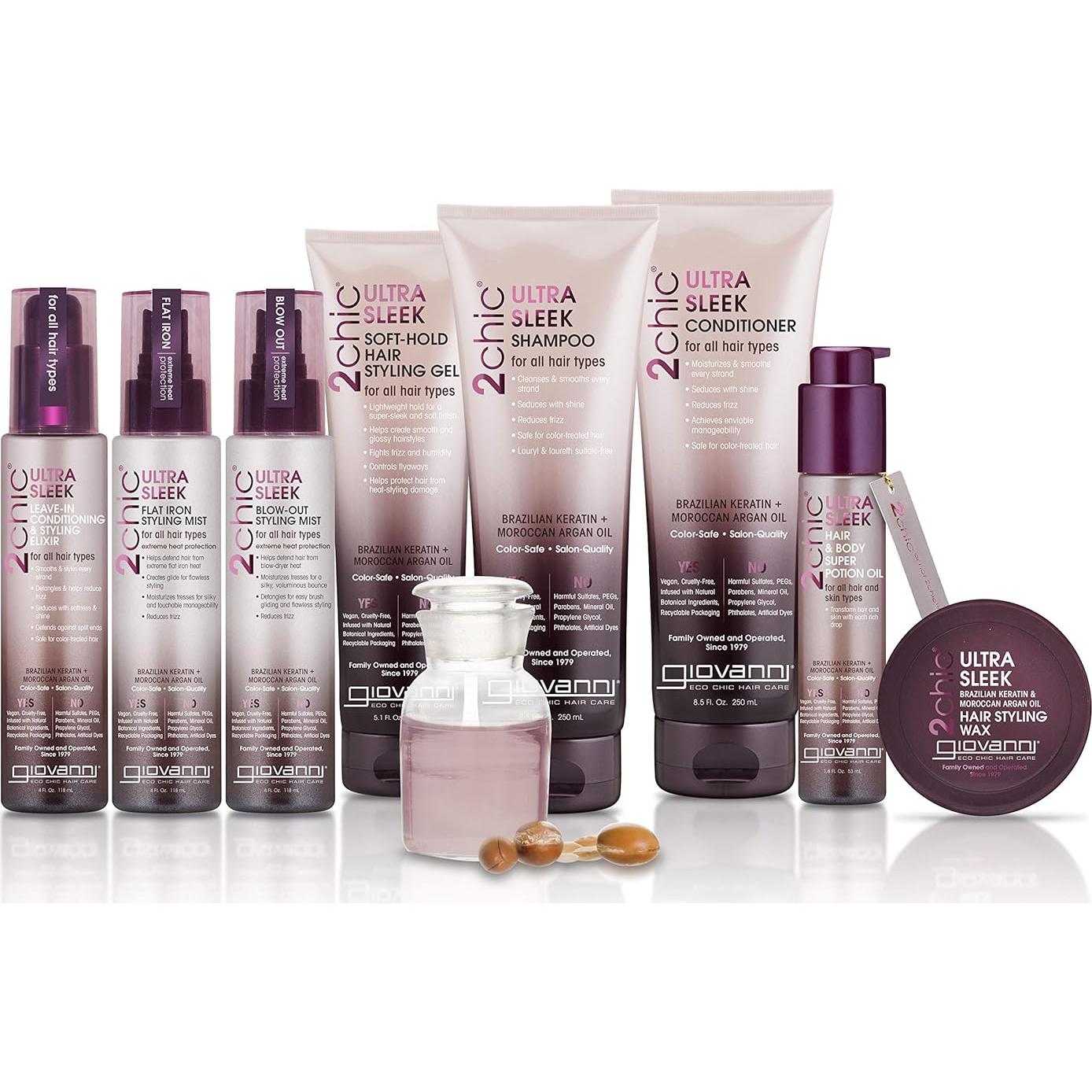 Suero para el Cabello GIOVANNI 2chic Ultra-Liso 53.24 ml