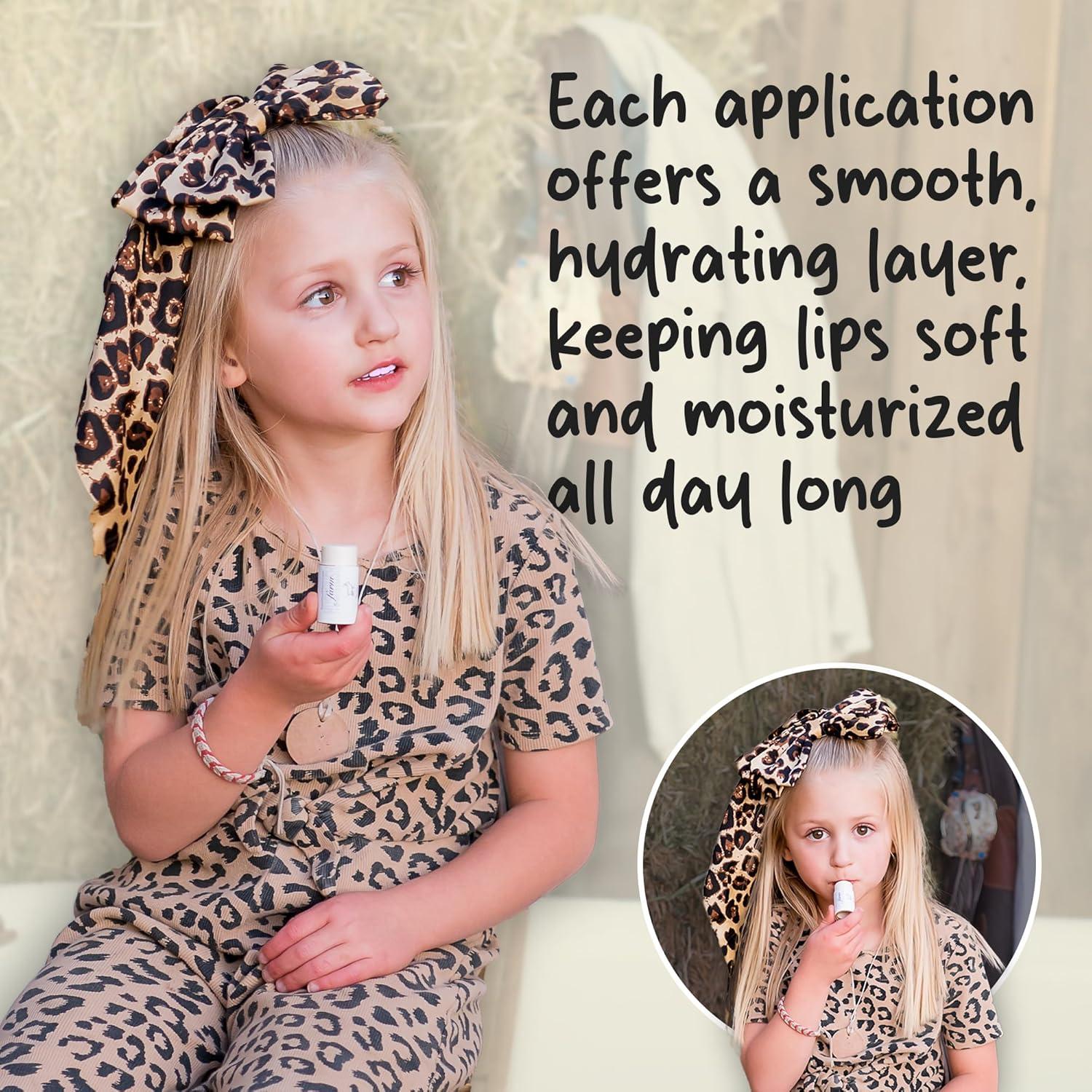 Bálsamo Labial Natural HushHush Farm Menta Hidratante 3 Unidades