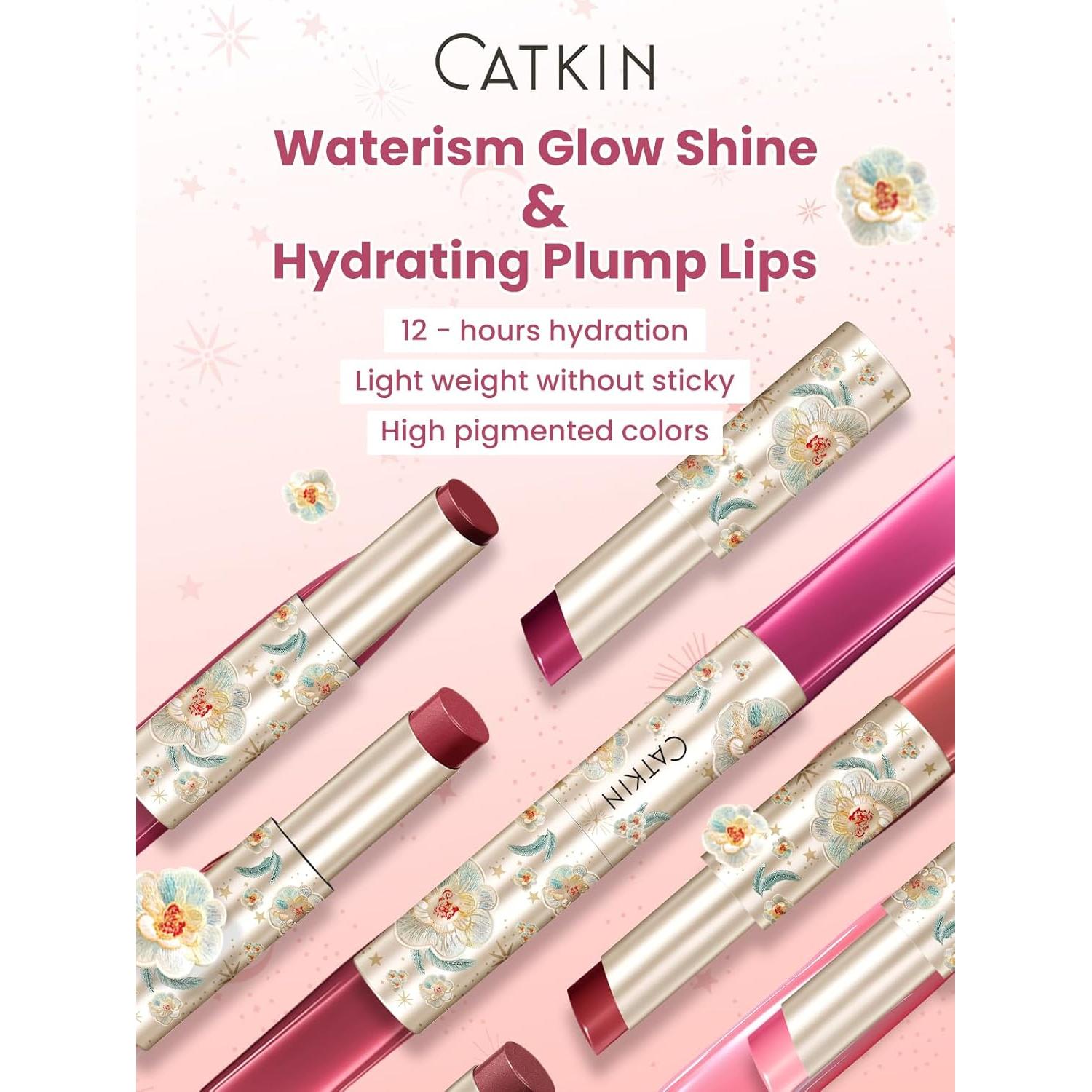 Bálsamo Labial Brillante CATKIN Ultra Hidratante 2pcs 3.4g