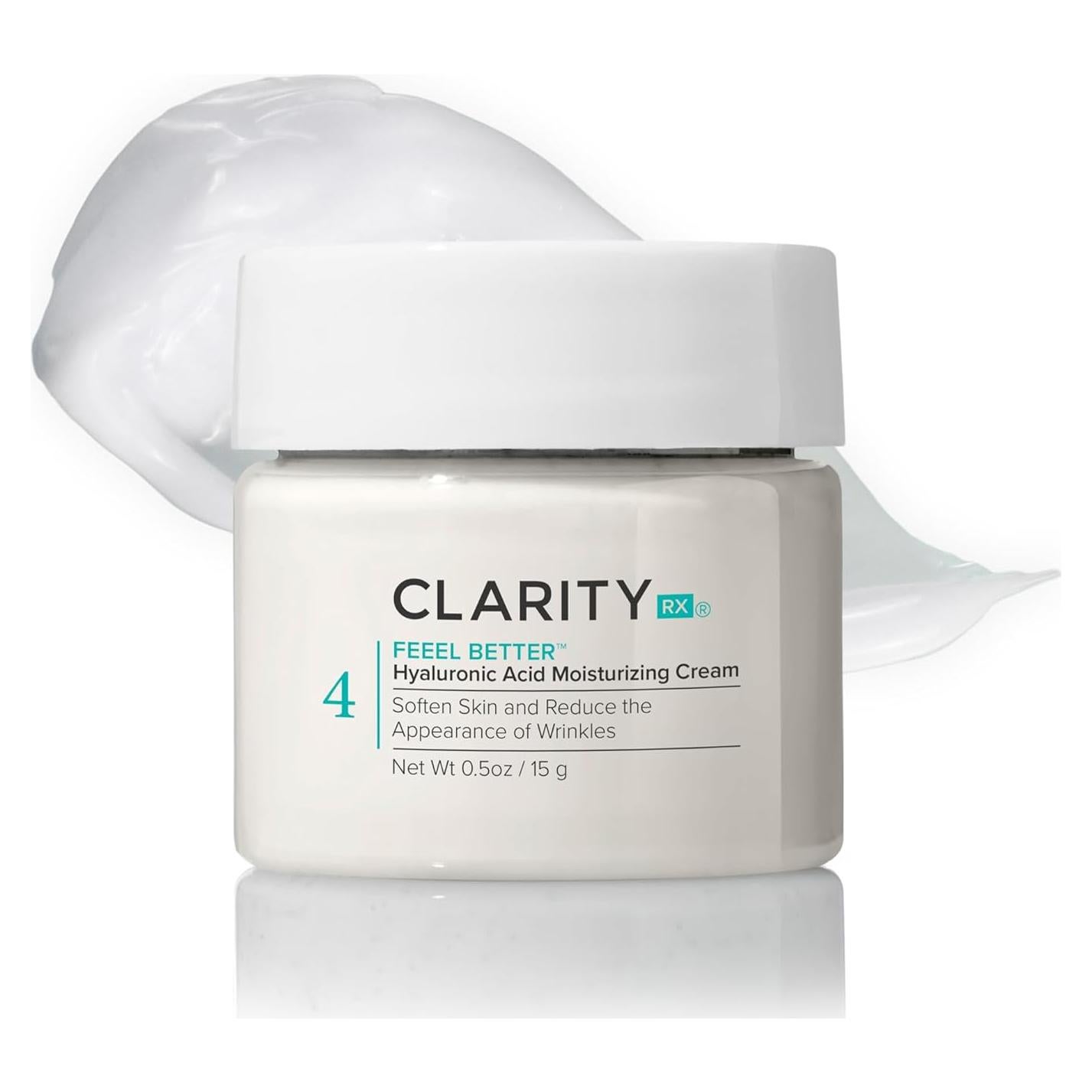 Crema Hidratante Facial ClarityRx 14.79 ml con Ácido Hialurónico