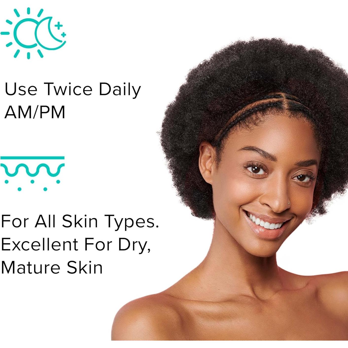 Crema Hidratante Facial ClarityRx 14.79 ml con Ácido Hialurónico