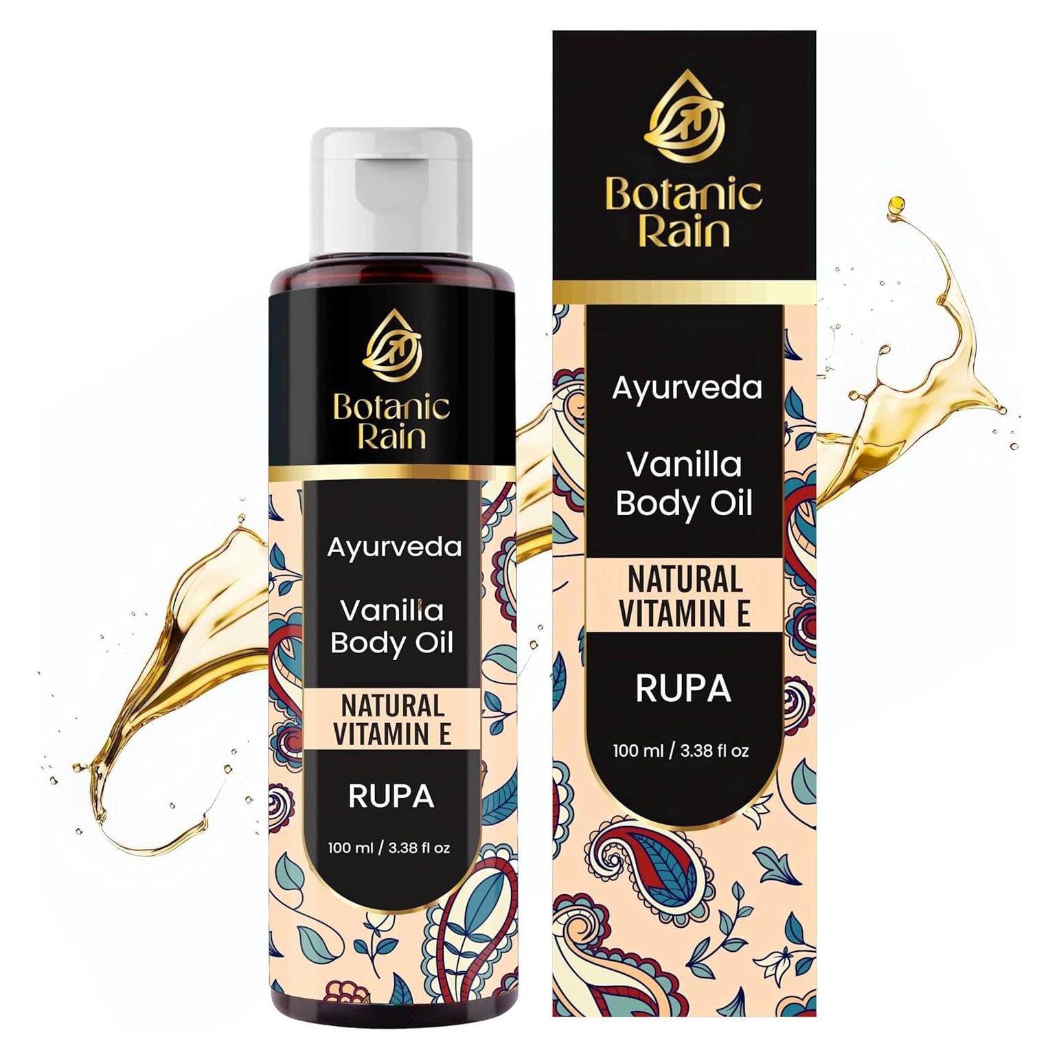 Aceite Corporal de Vainilla Sanjivan 100 ml Hidratante Orgánico