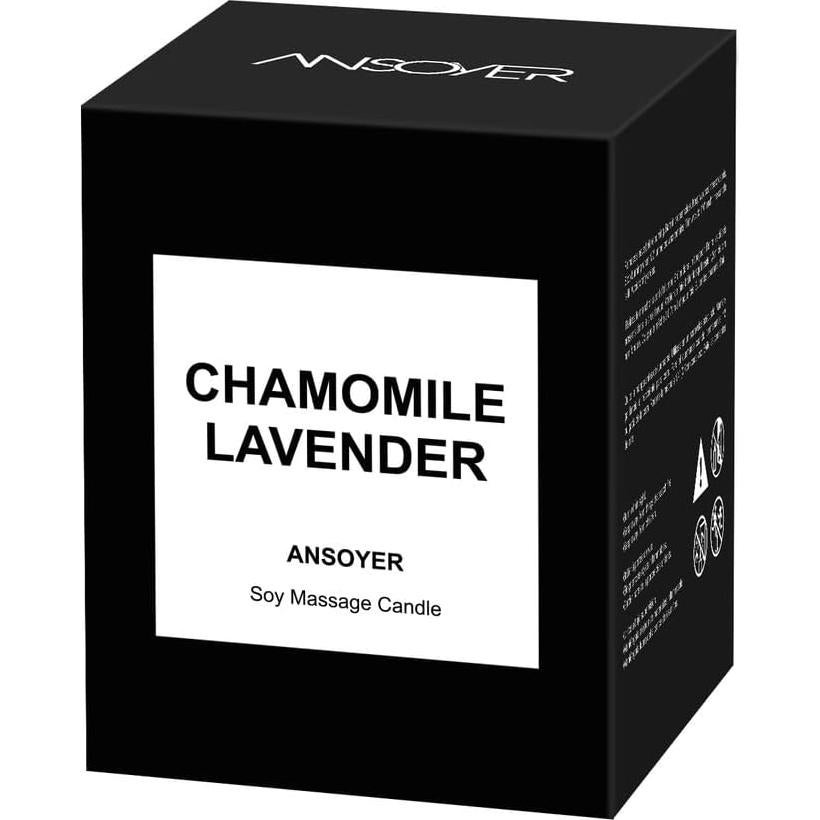 Vela de Aceite de Masaje ANSOYER 127g Manzanilla Lavanda