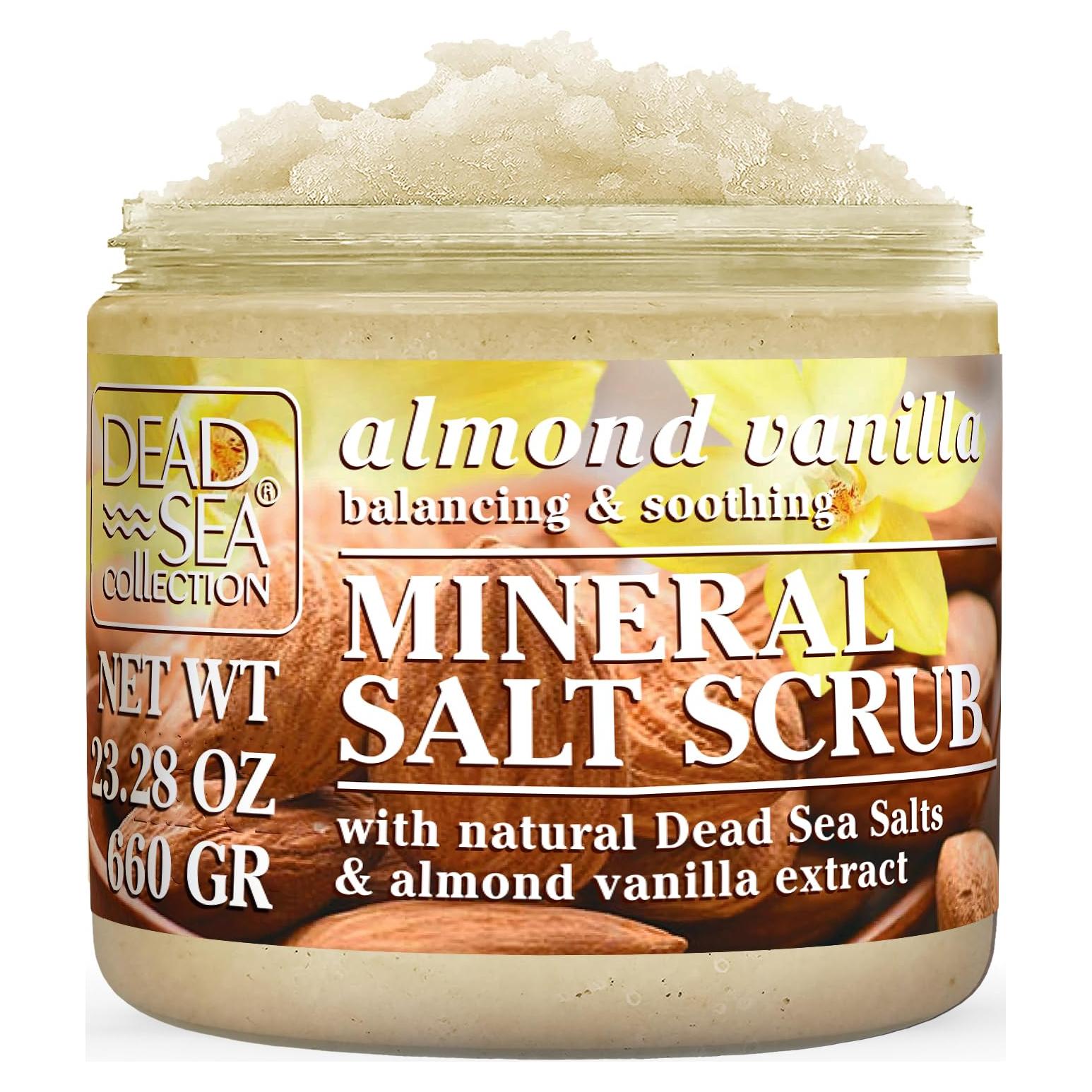 Exfoliante Corporal Colección del Mar Muerto 660g Almendra Vainilla