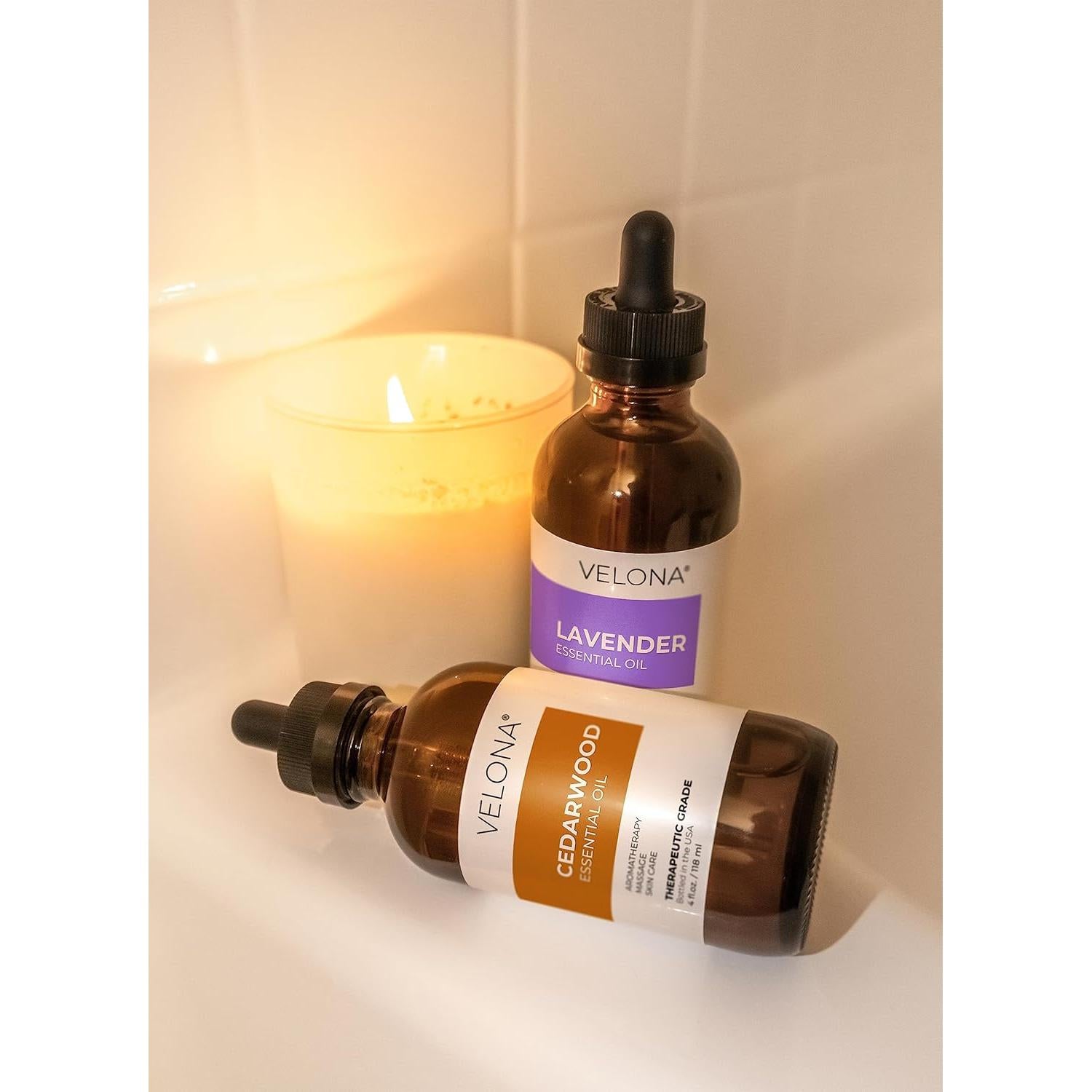 Aceite Esencial de Cedro Velona 118 ml - 100% Puro y Natural