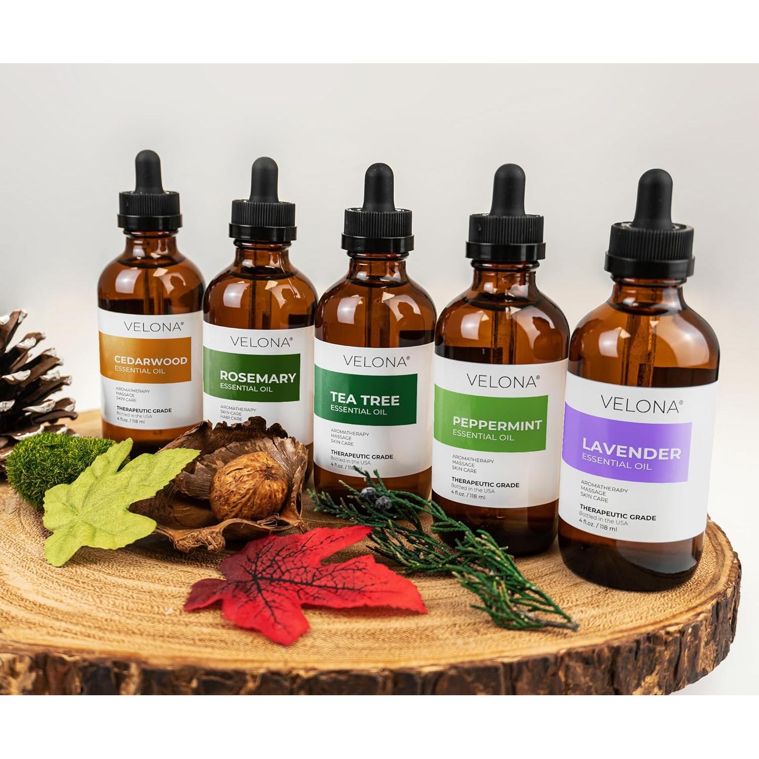 Aceite Esencial de Cedro Velona 118 ml - 100% Puro y Natural