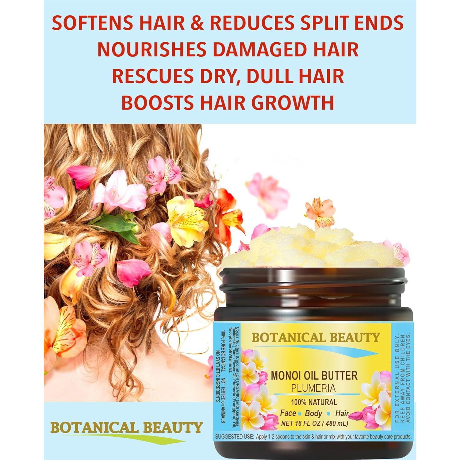 Mantequilla de Aceite Monoi Plumeria Virgen 118 ml - Natural Cruda