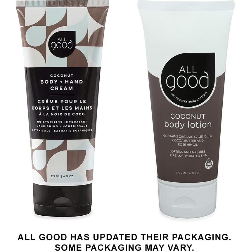 Loción Hidratante Orgánica All Good 177 ml Coco - Piel Seca