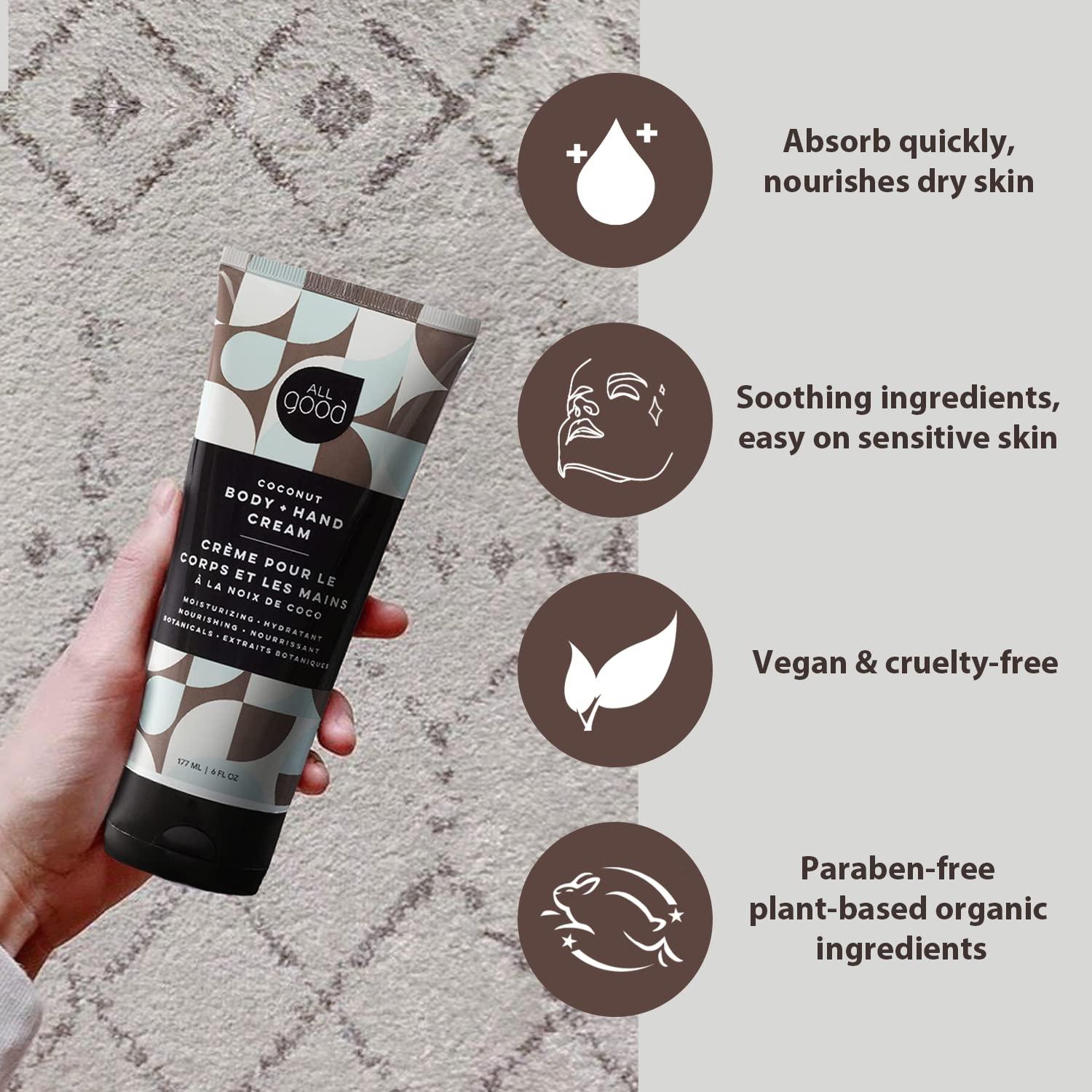 Loción Hidratante Orgánica All Good 177 ml Coco - Piel Seca