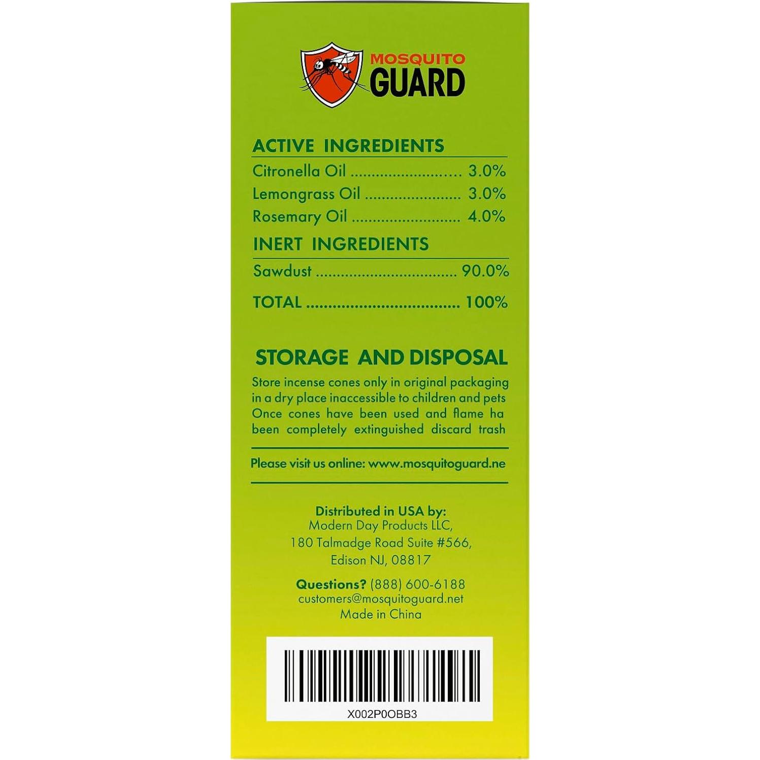 Conos de Incienso Repelente Mosquitos Mosquito Guard 45pcs