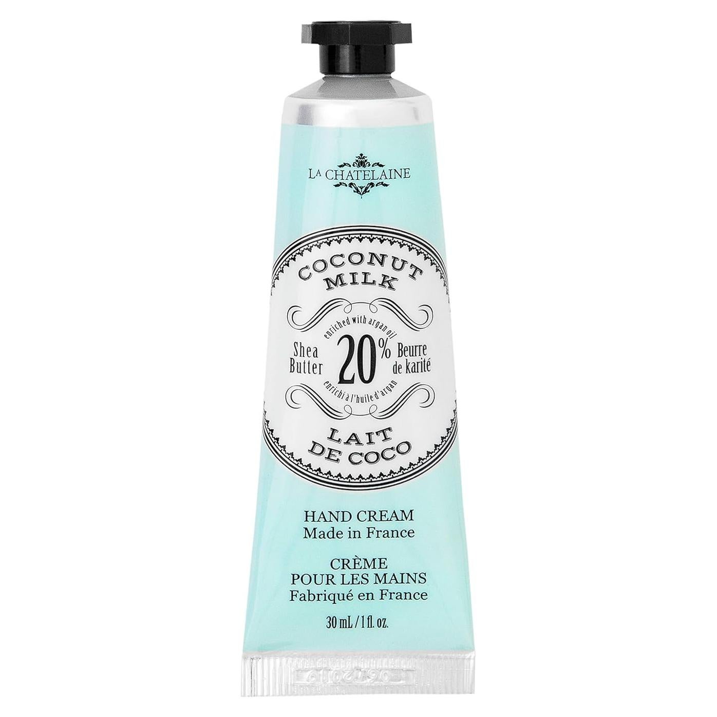 Crema de Manos La Chatelaine 20% Manteca de Karité 30ml Leche de Coco