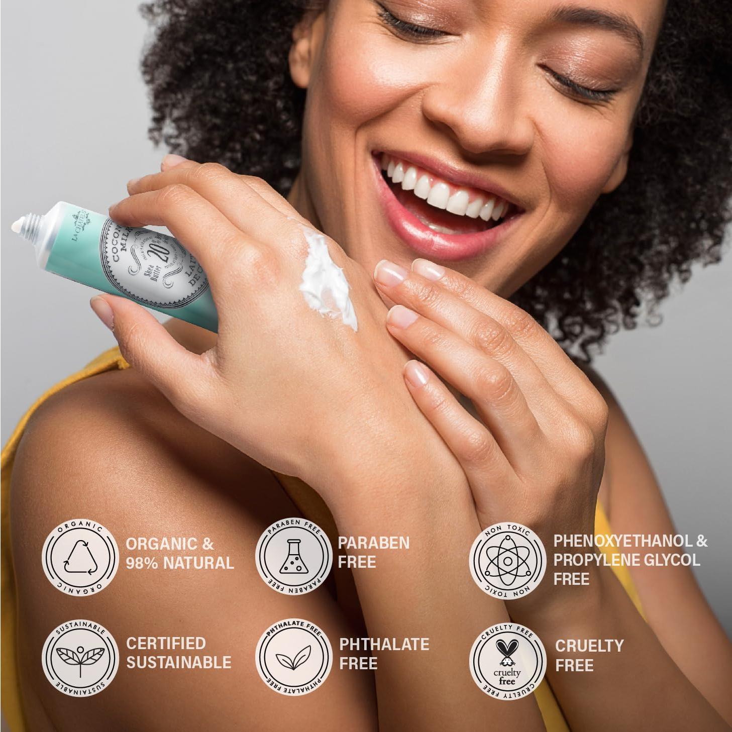 Crema de Manos La Chatelaine 20% Manteca de Karité 30ml Leche de Coco