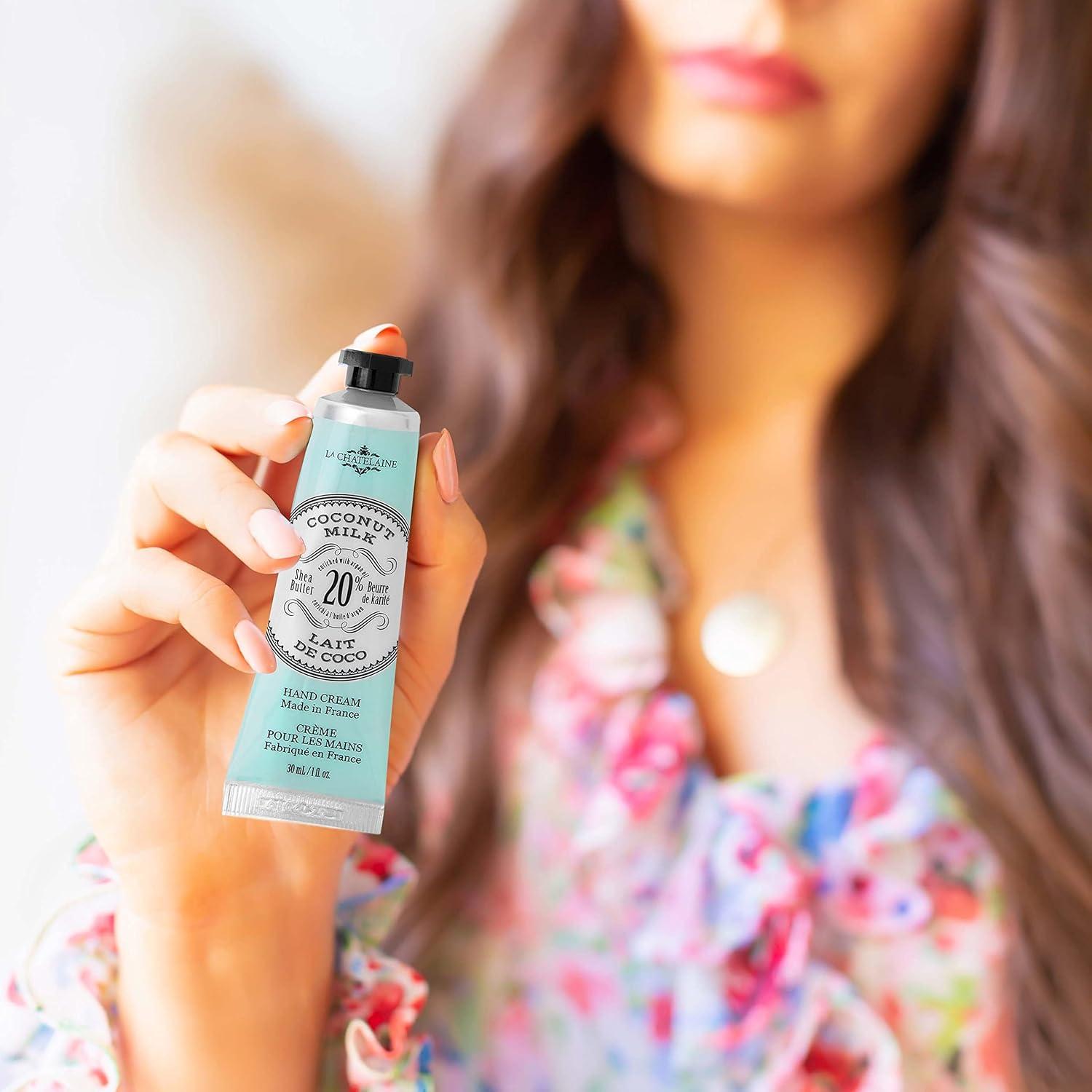 Crema de Manos La Chatelaine 20% Manteca de Karité 30ml Leche de Coco