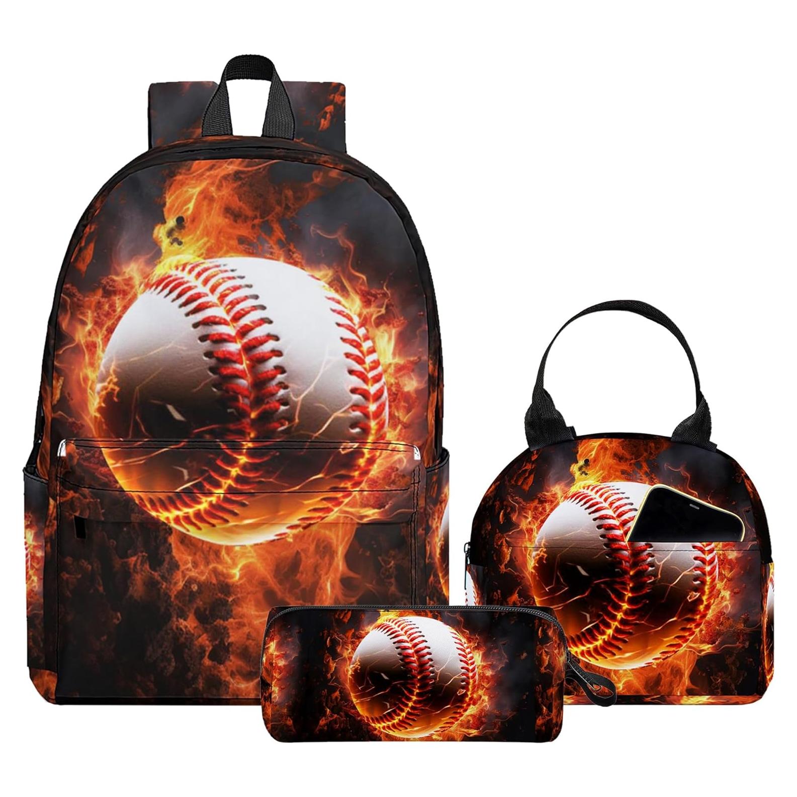 Mochila 3 Piezas Ansteade para Niños 17" con Lonchera