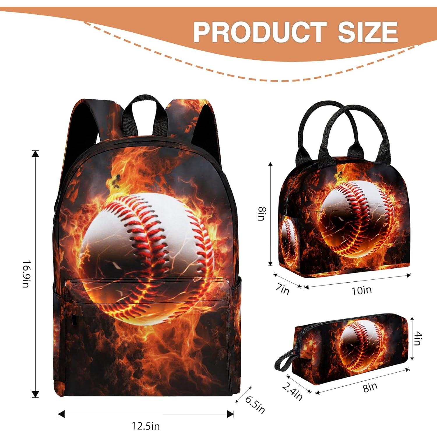 Mochila 3 Piezas Ansteade para Niños 17" con Lonchera