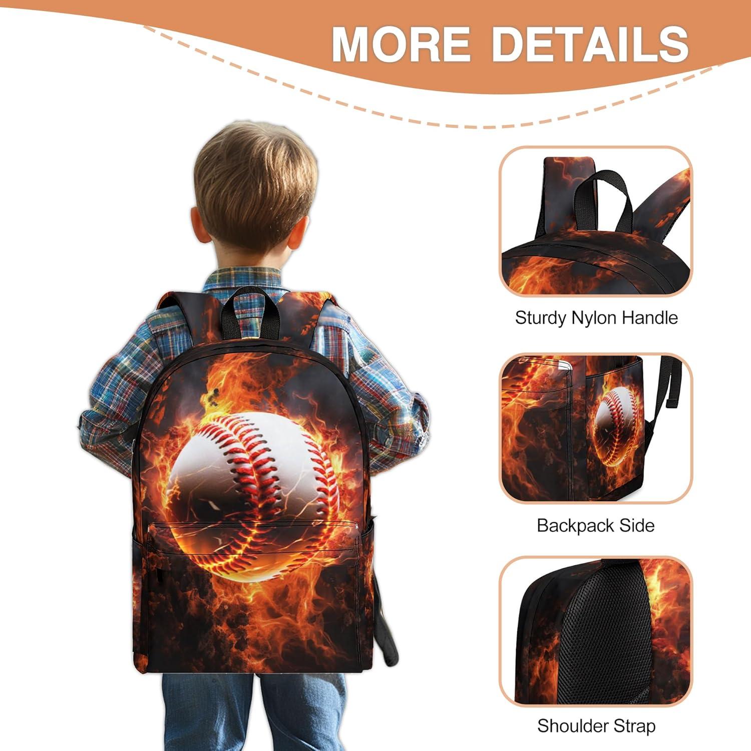 Mochila 3 Piezas Ansteade para Niños 17" con Lonchera