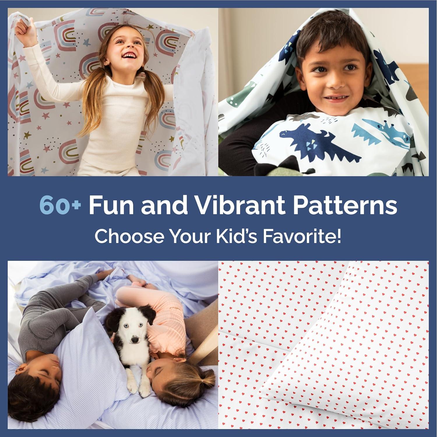 Juego de Sábanas Twin CGK Unlimited Arcoíris 3 Piezas