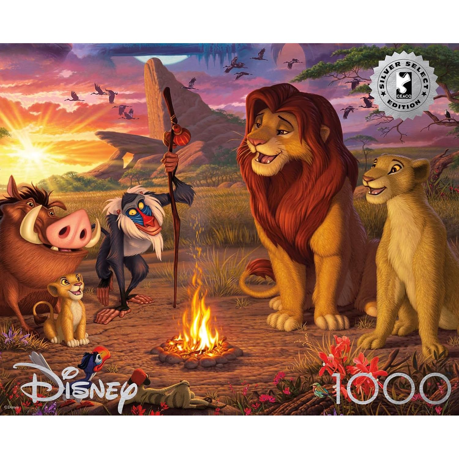 Rompecabezas 1000 Piezas Disney El Rey León Ceaco 68x50 cm