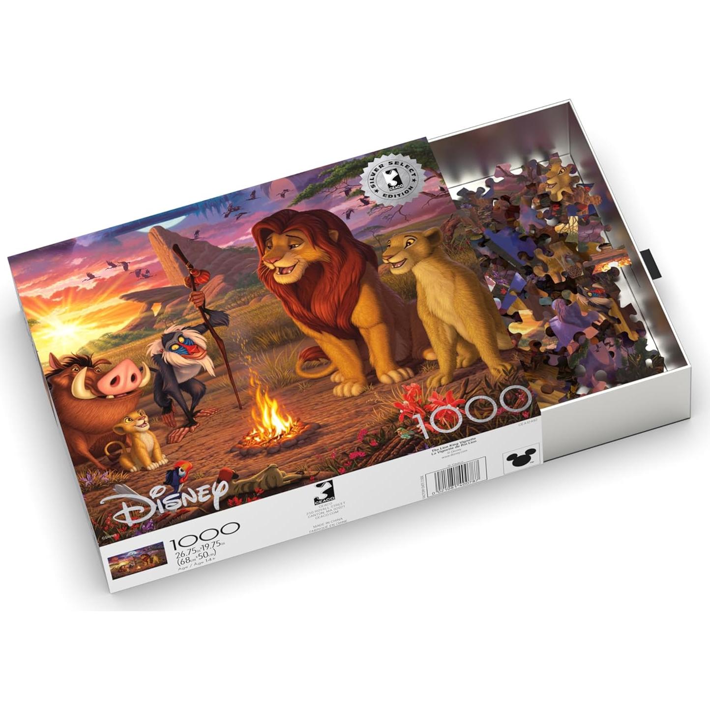 Rompecabezas 1000 Piezas Disney El Rey León Ceaco 68x50 cm