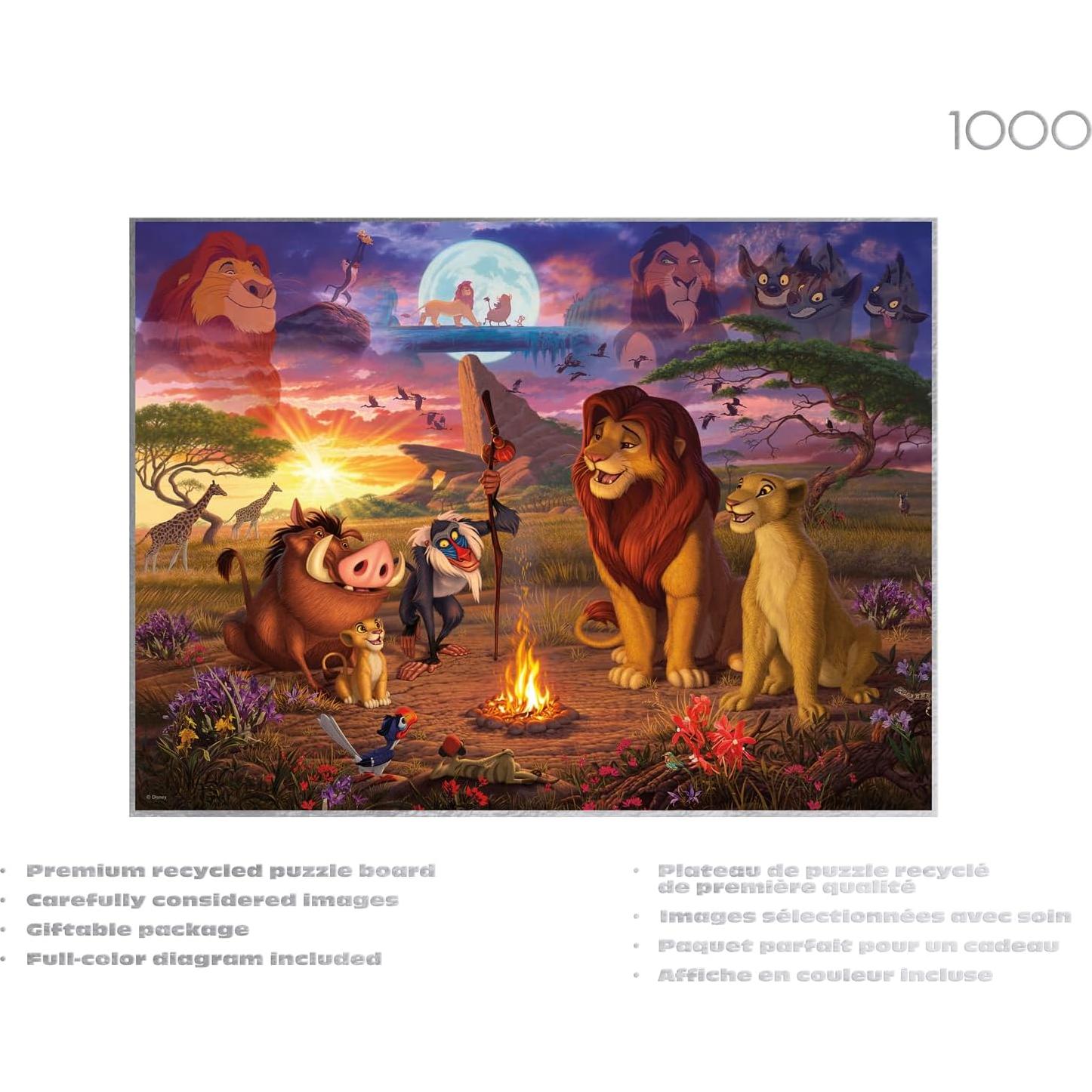 Rompecabezas 1000 Piezas Disney El Rey León Ceaco 68x50 cm