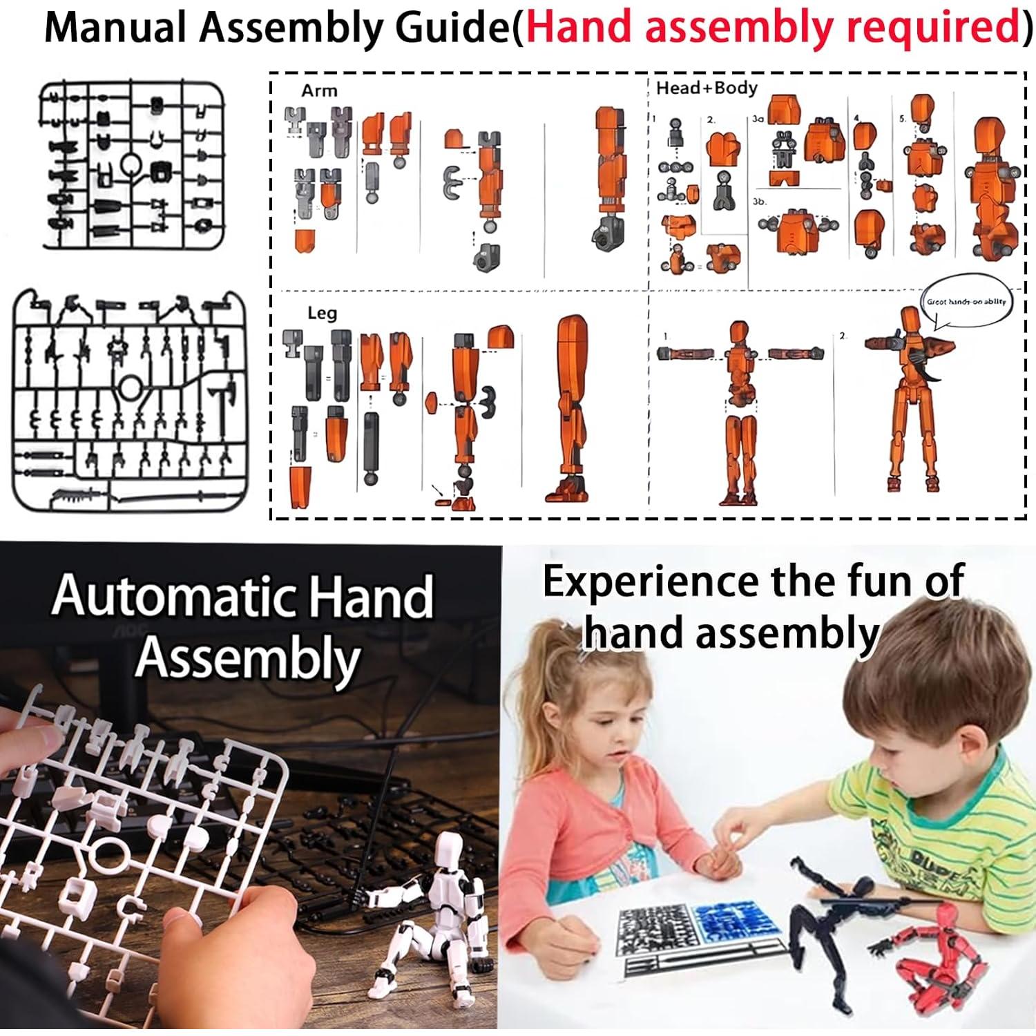 Figura de Acción Robot Titan 13 5pcs Juguete 3D Movible