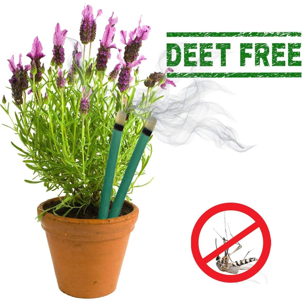 Palos Repelentes de Mosquitos W4W - Paquete de 3 Extra Gruesos