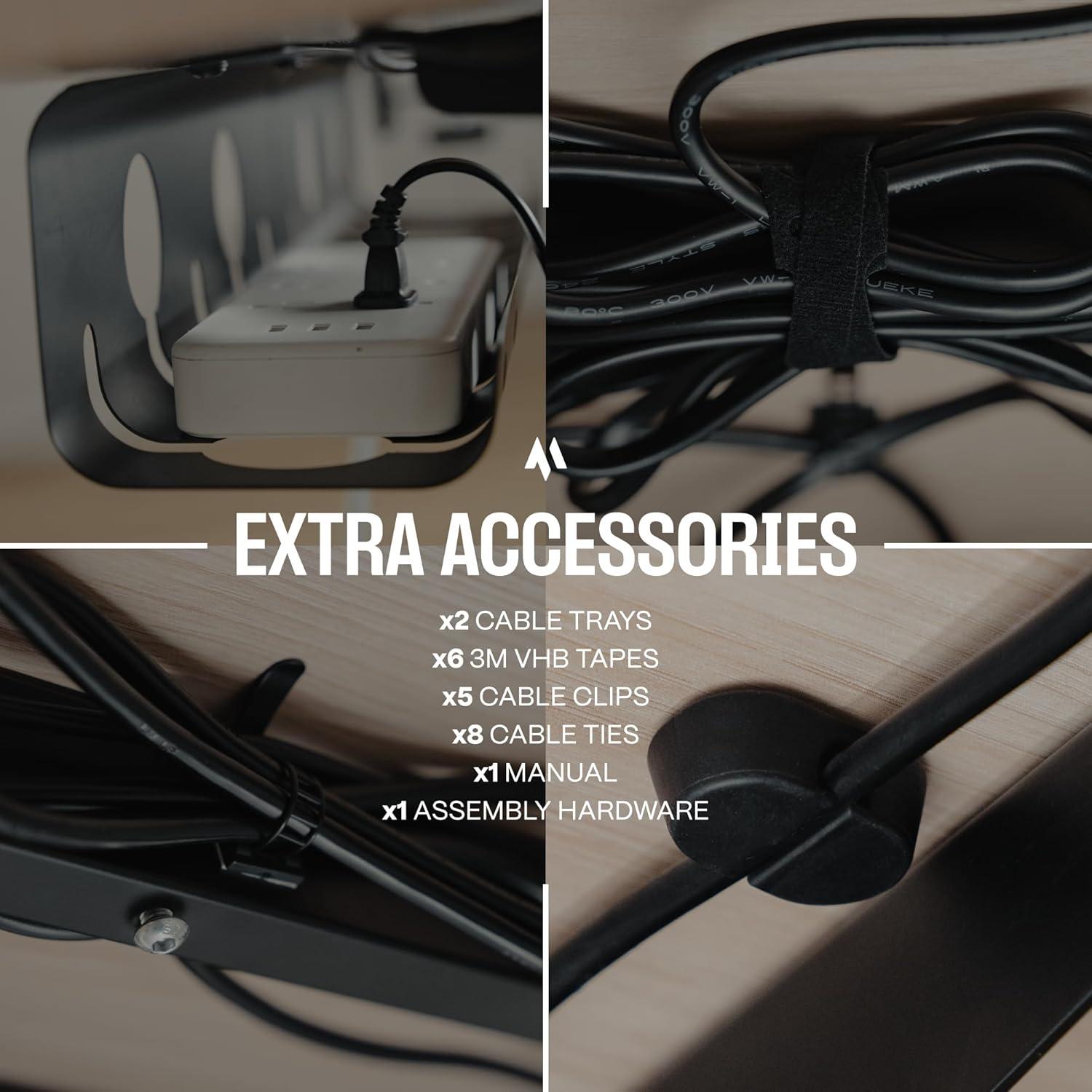 Bandeja de Cable COREMINDED Mediana - Organizador 2 Paquetes