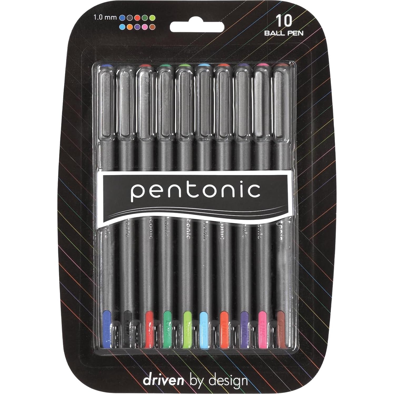 Bolígrafos de Gel y Punta de Bola Pentonic - 22 Unidades, 0.6-1.0mm