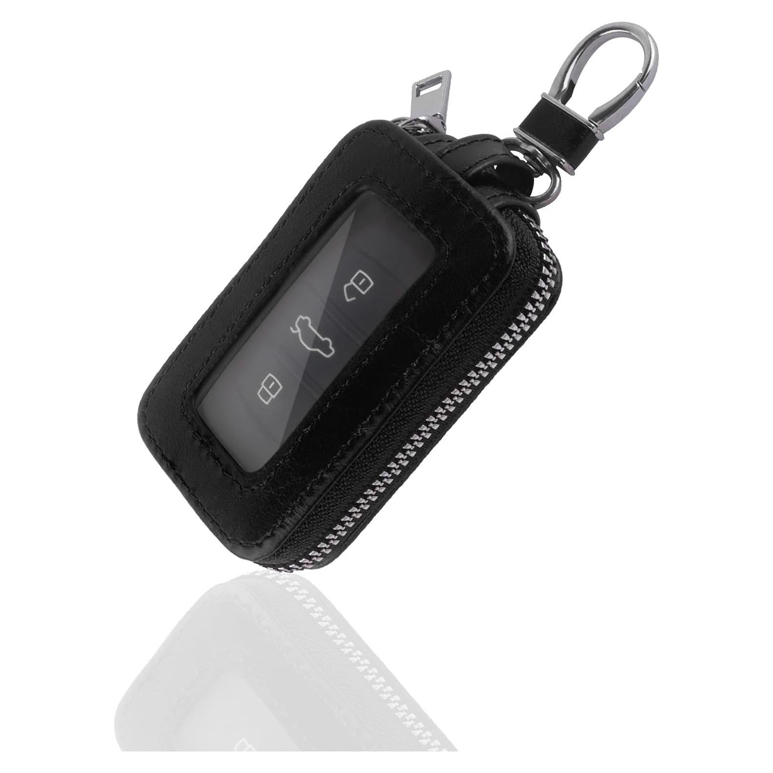 Funda Universal para Llave de Auto Turcee de Cuero PU - Negro