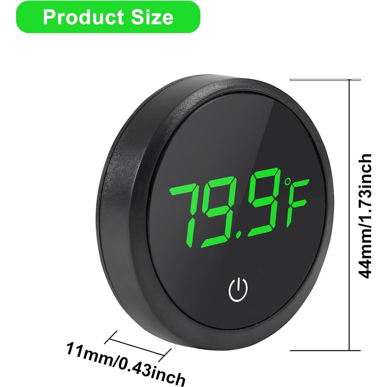 Termómetro Digital de Acuario DWEII 2 Pack LED Precisión 0.9°C