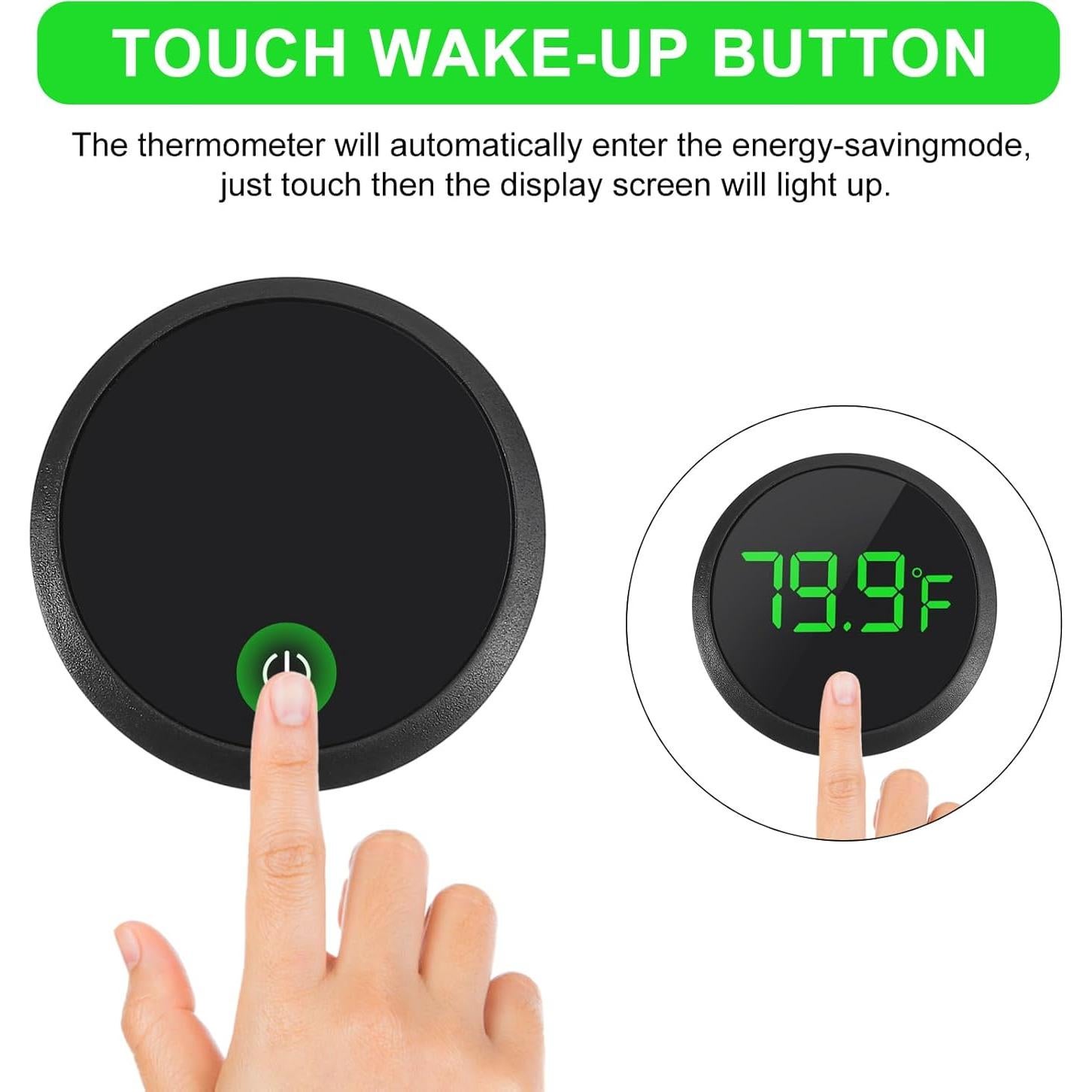 Termómetro Digital de Acuario DWEII 2 Pack LED Precisión 0.9°C