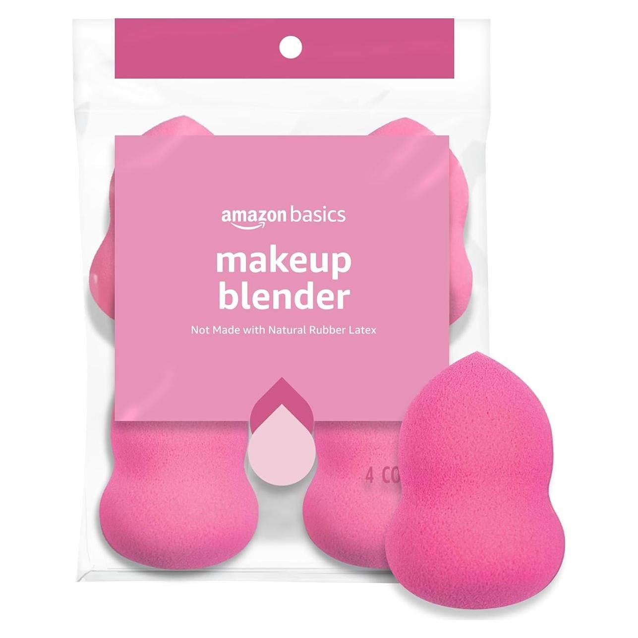 Esponjas de Maquillaje Amazon Basics 4-Pack Grande