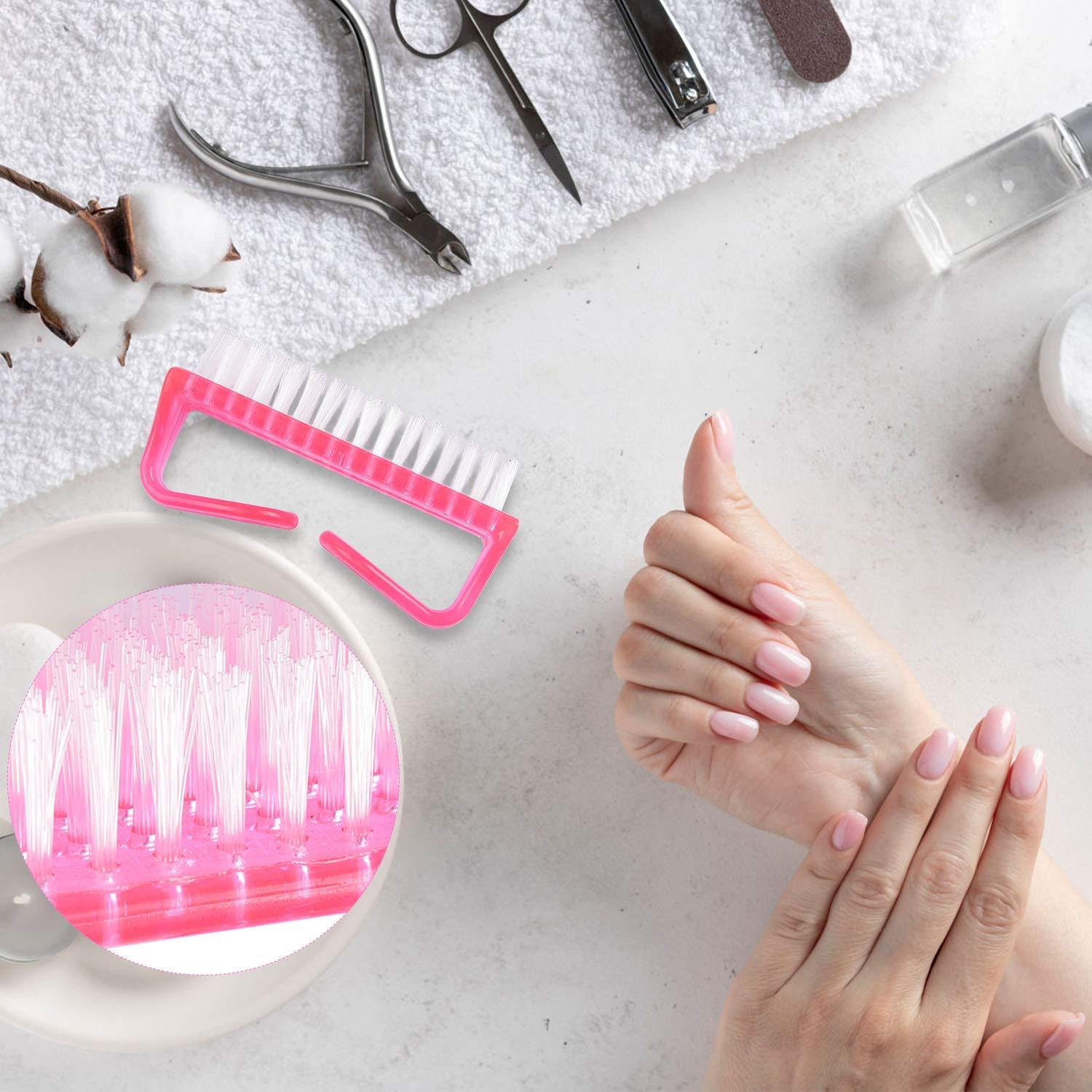 Kit Quitaesmalte Gel MORGLES Rosa con 10 Clips y 300 Discos