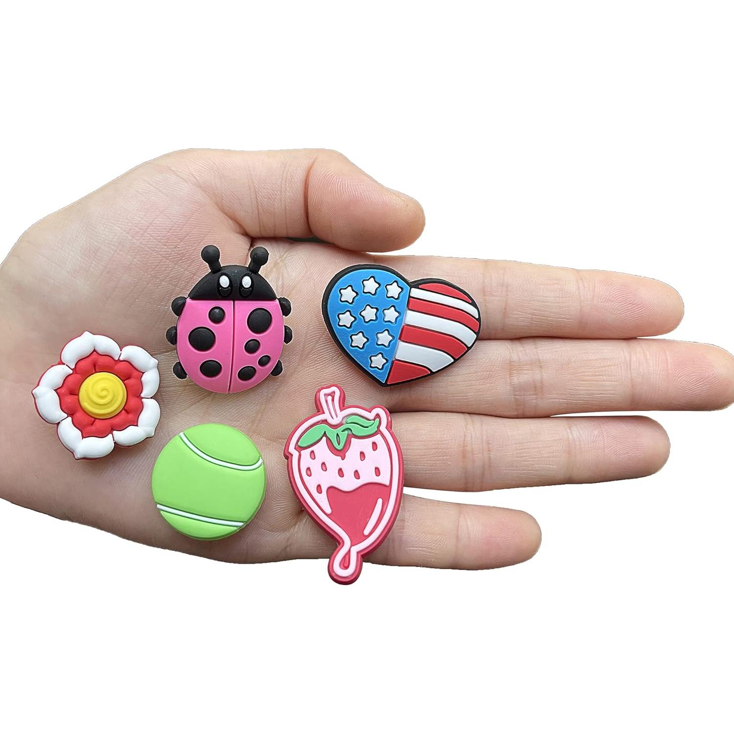 Lote de 30 Encantos de Zapato PVC para Decoración Unisex