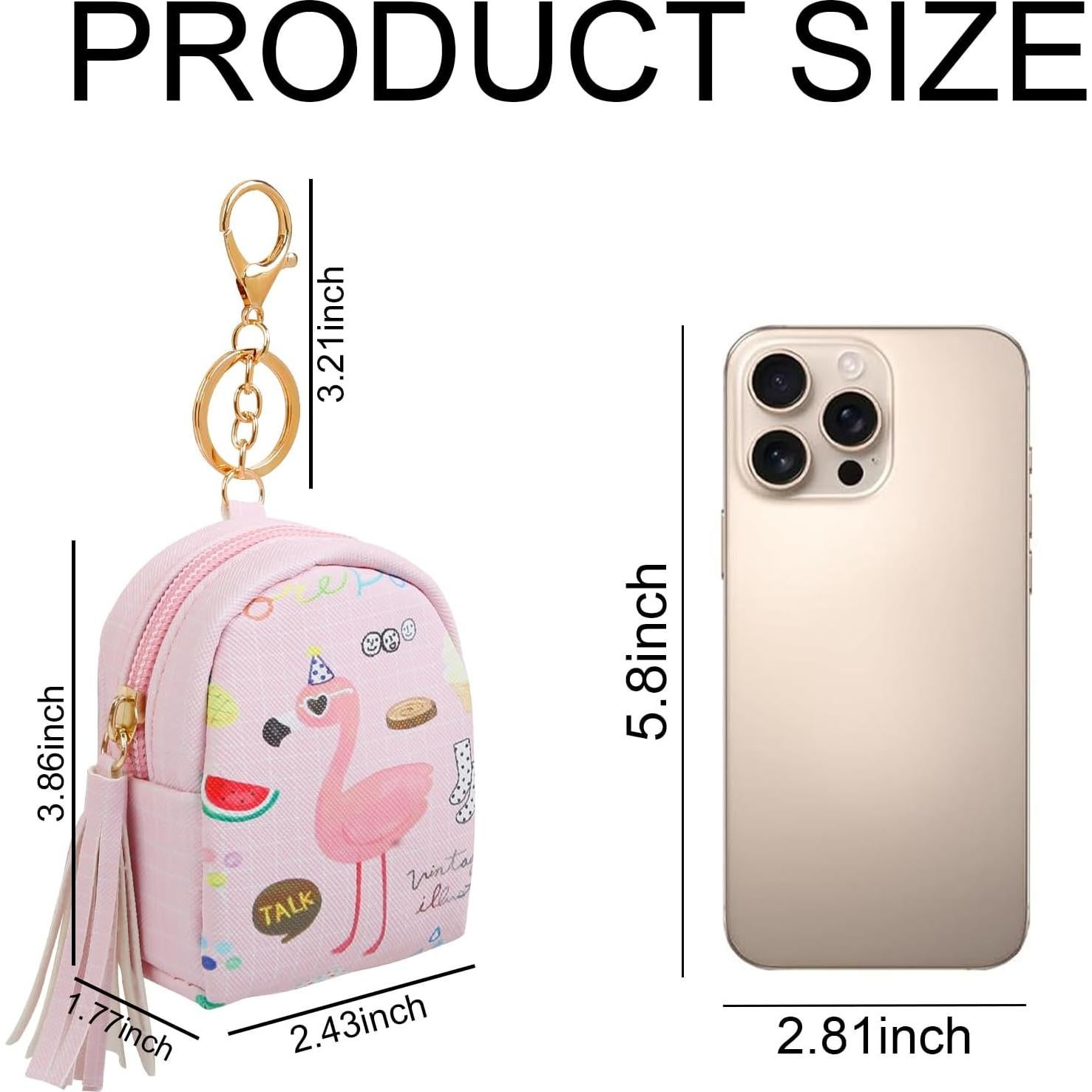 4 Mini Bolsas Cosméticas de Cuero PU AIBFRID para Mujeres