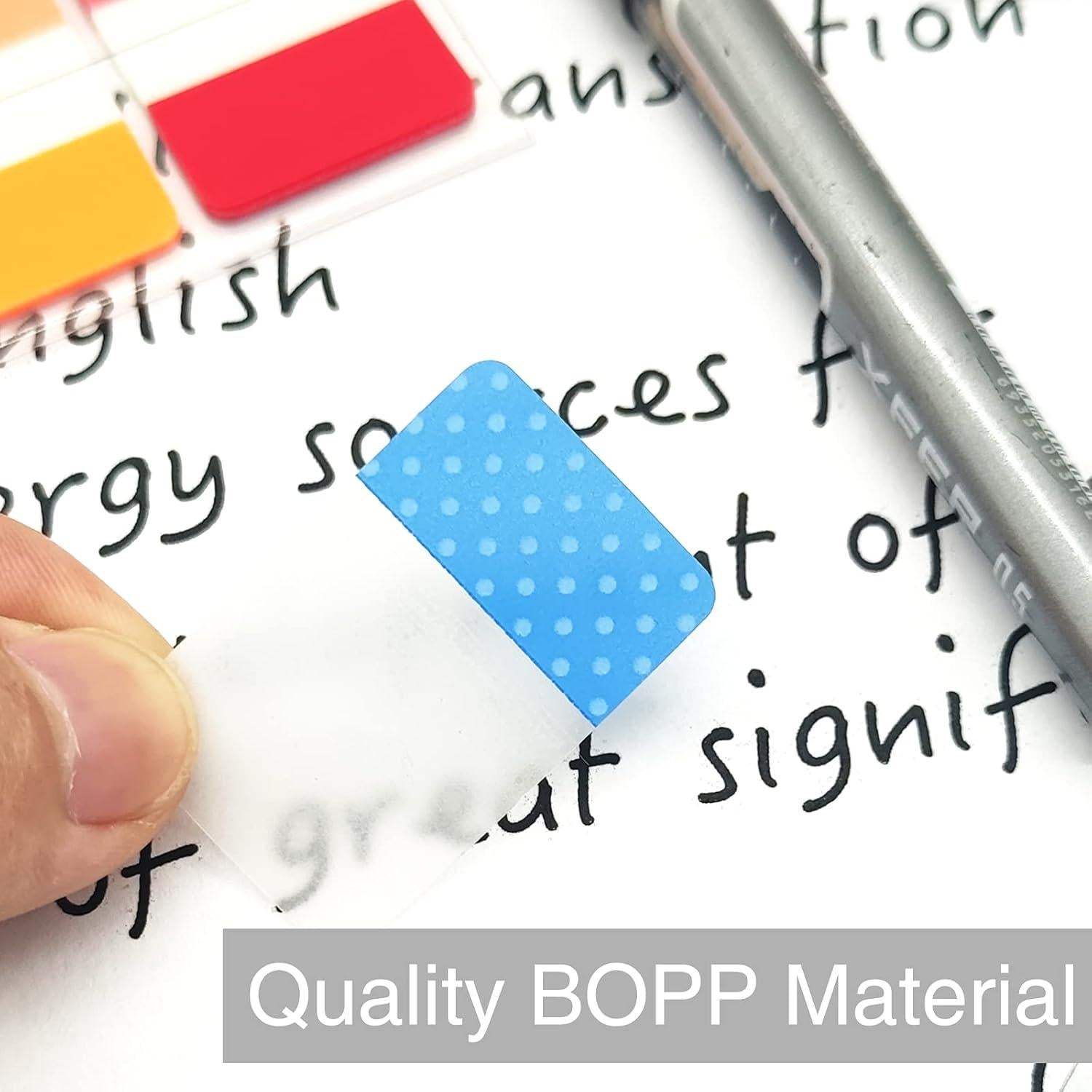 Pestañas Adhesivas KICNIC 240 Pcs 4x2.5 cm 8 Colores Neón