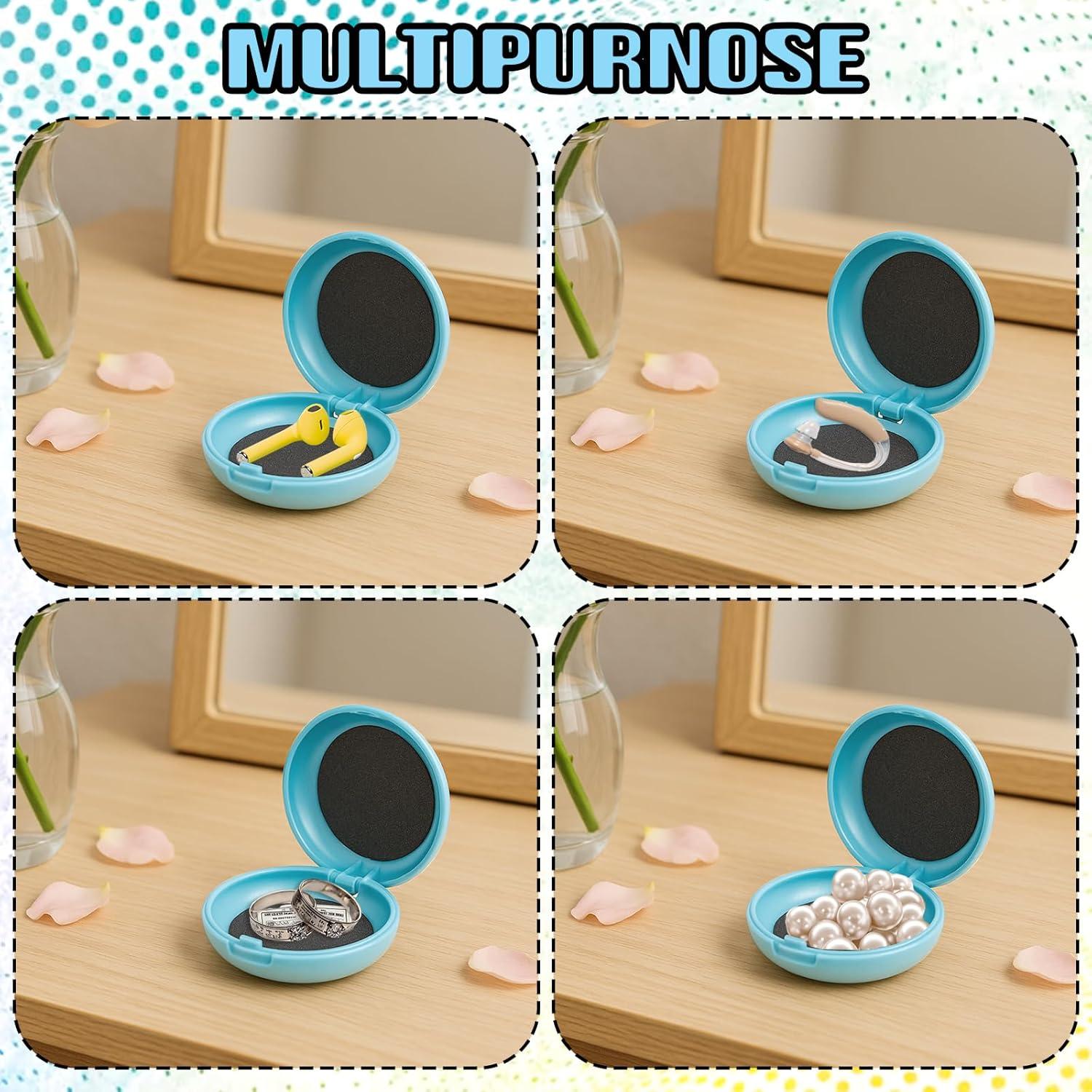 Estuche Mini Portátil para Tapones de Oído Bewudy - Azul