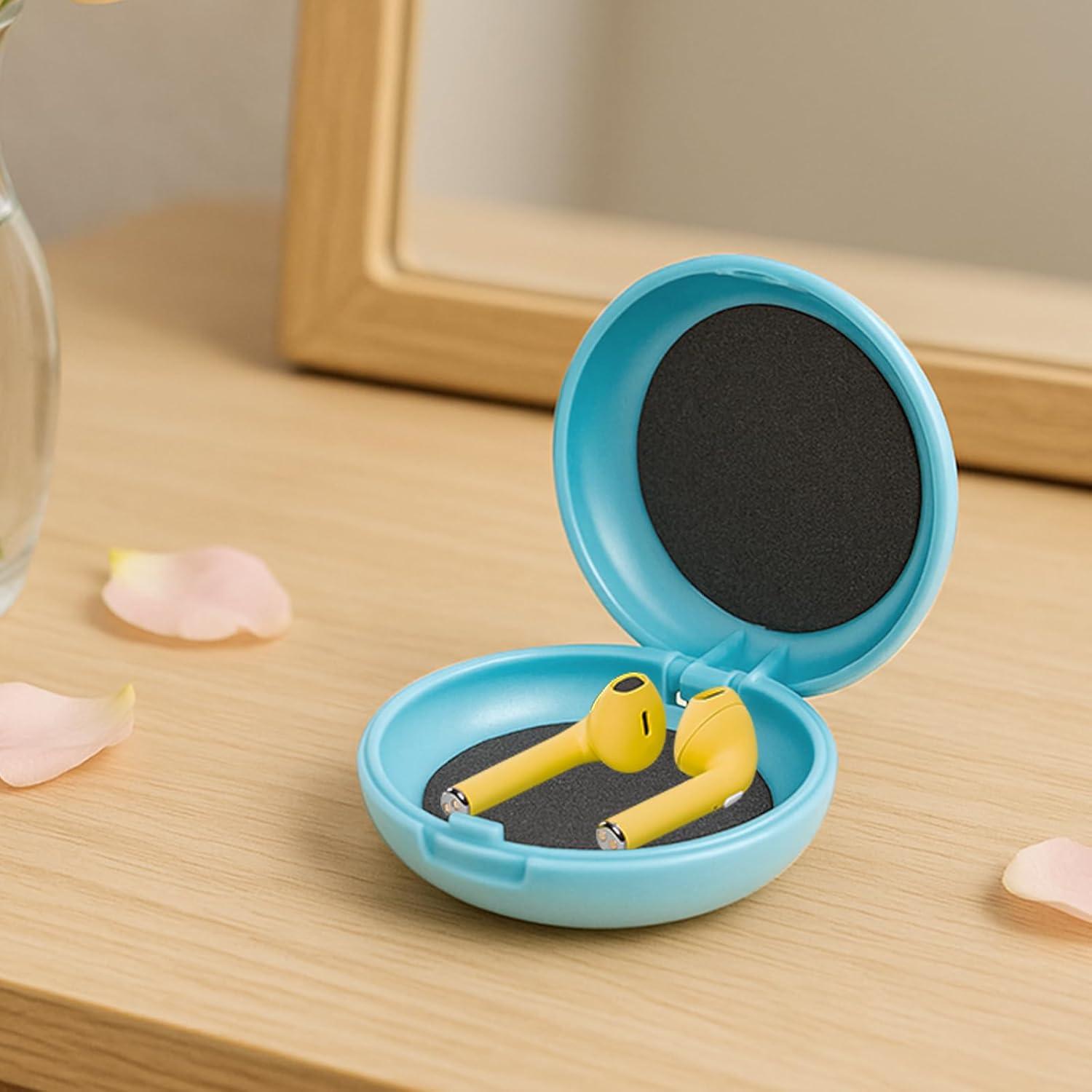 Estuche Mini Portátil para Tapones de Oído Bewudy - Azul