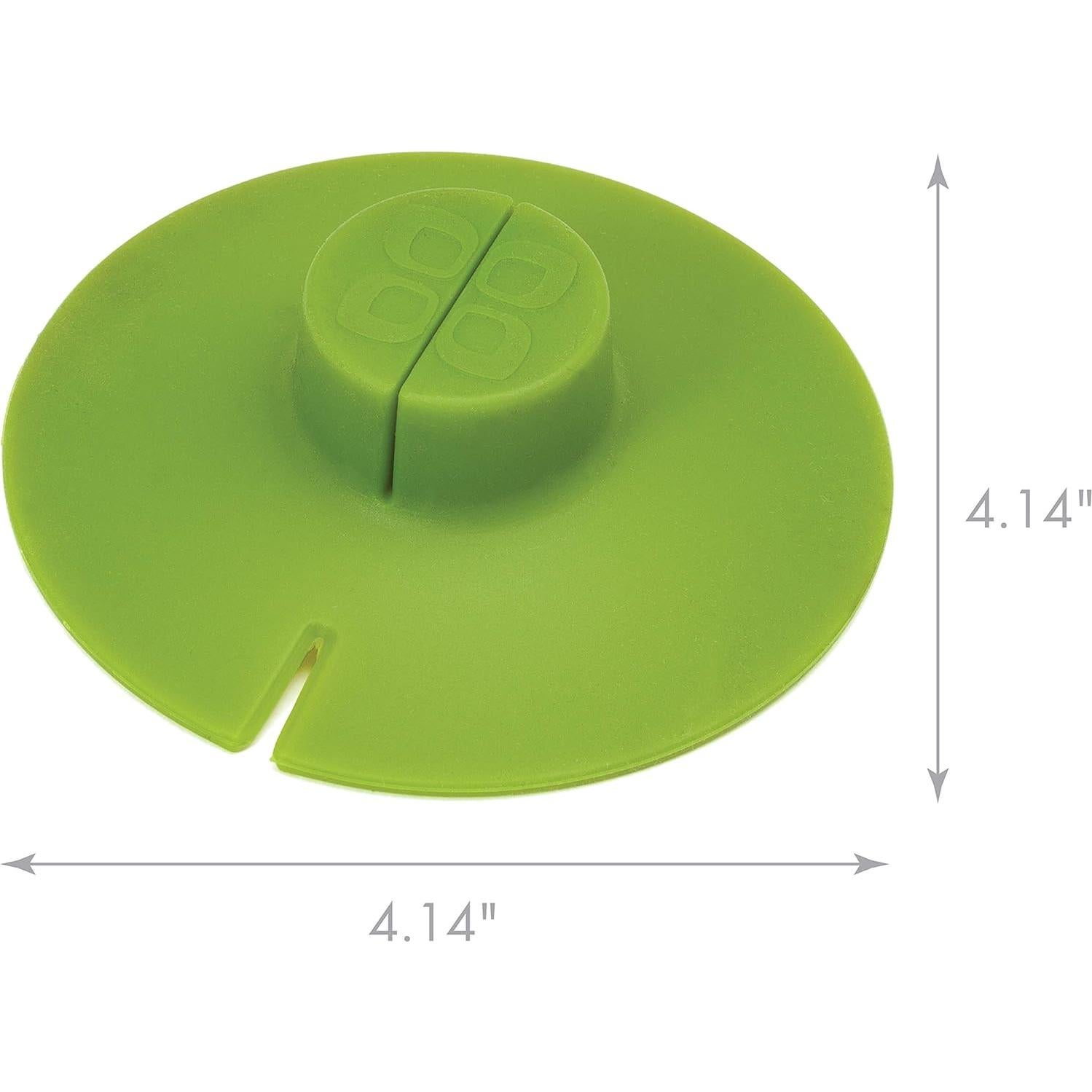 Soporte para bolsa de té Primula de silicona verde 10.5 cm