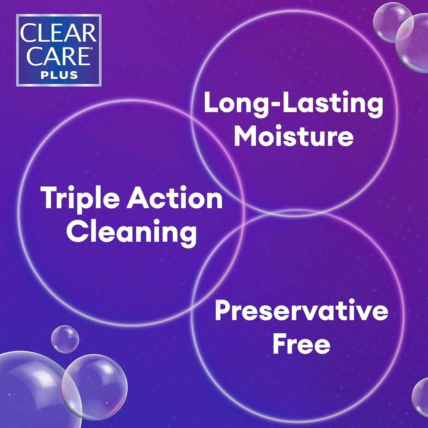 Solución Limpiadora Clear Care Plus 2x340g con Estuche