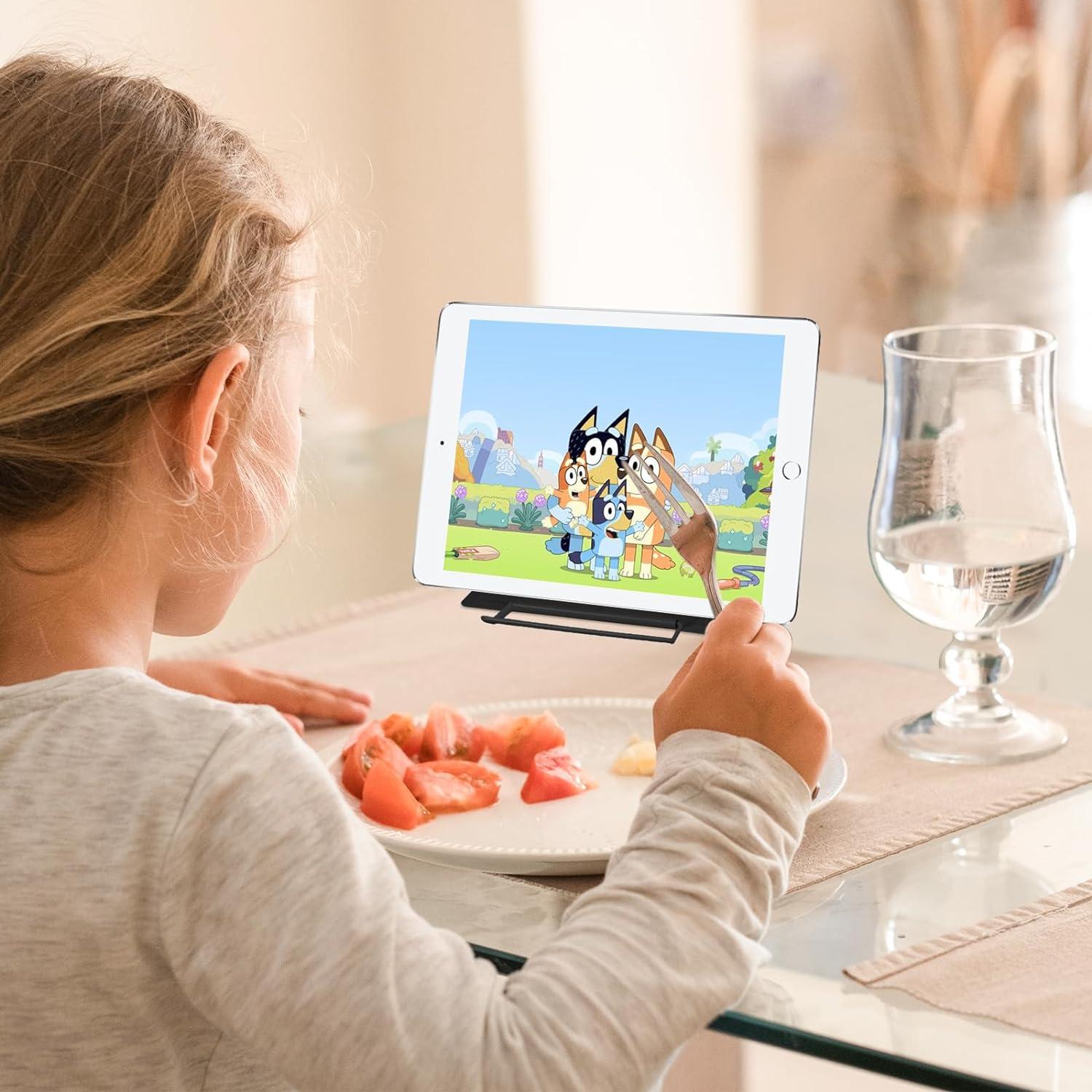 Soporte de Libro MSDADA Ajustable de Metal Negro 15x15.5cm