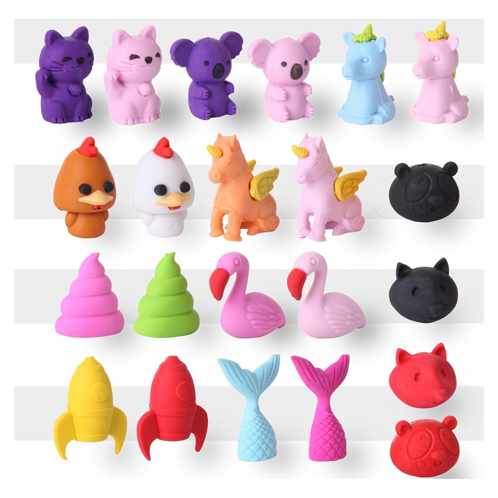 Borradores de Animales Mr. Pen - Paquete de 22 Sin Látex