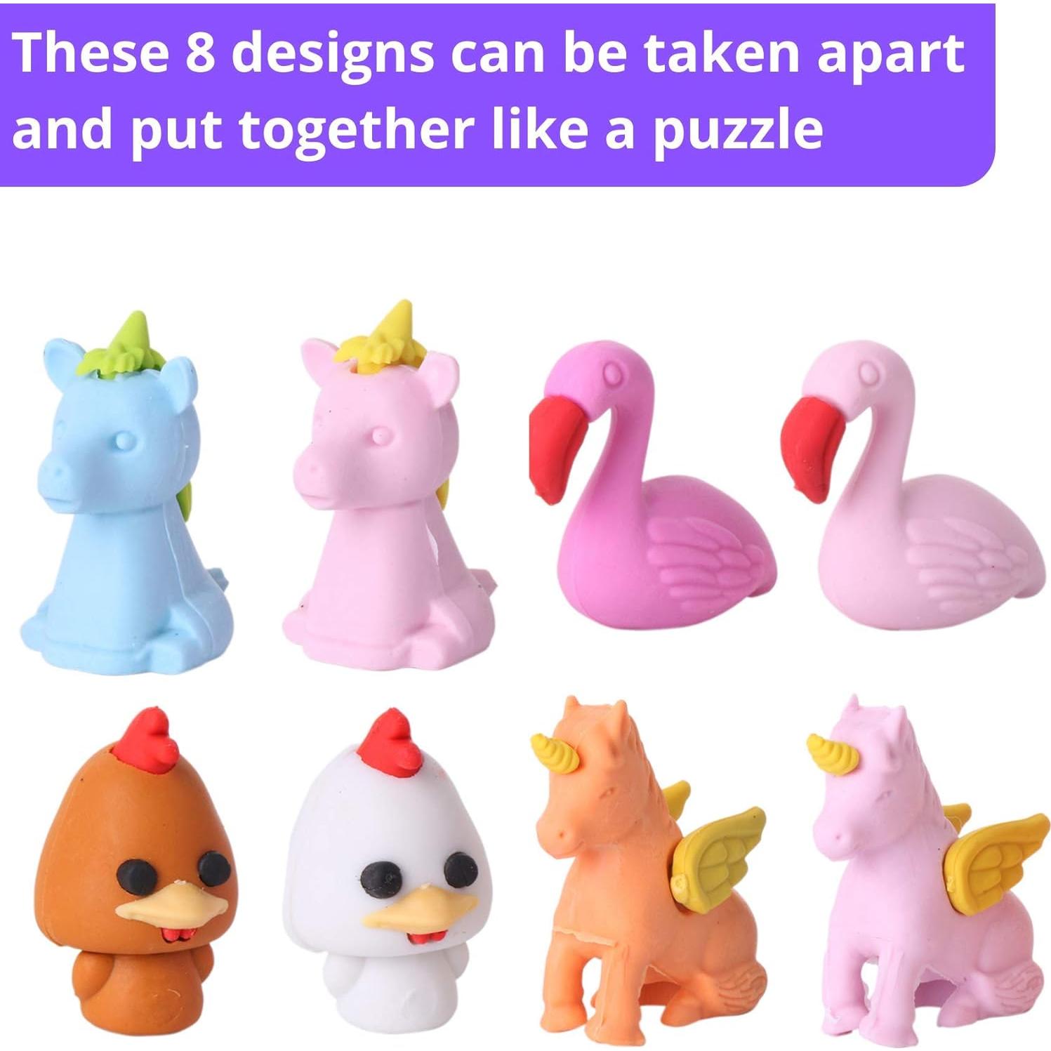 Borradores de Animales Mr. Pen - Paquete de 22 Sin Látex