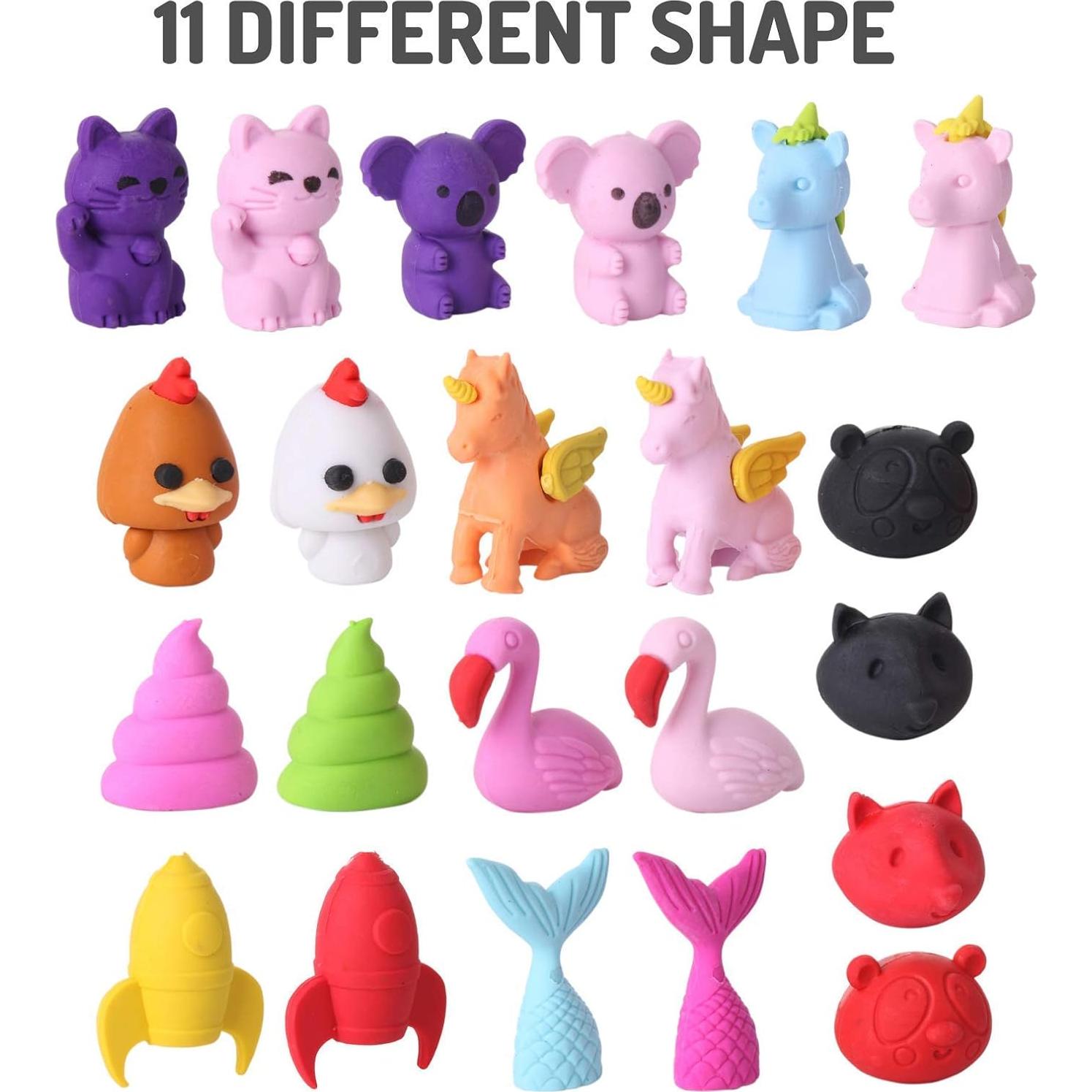 Borradores de Animales Mr. Pen - Paquete de 22 Sin Látex