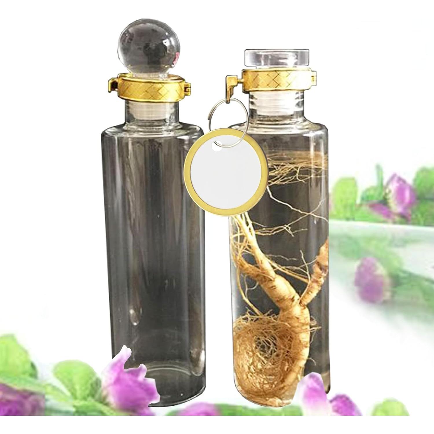 180 Etiquetas de Llave de Metal KAKAMINA Redondas Doradas