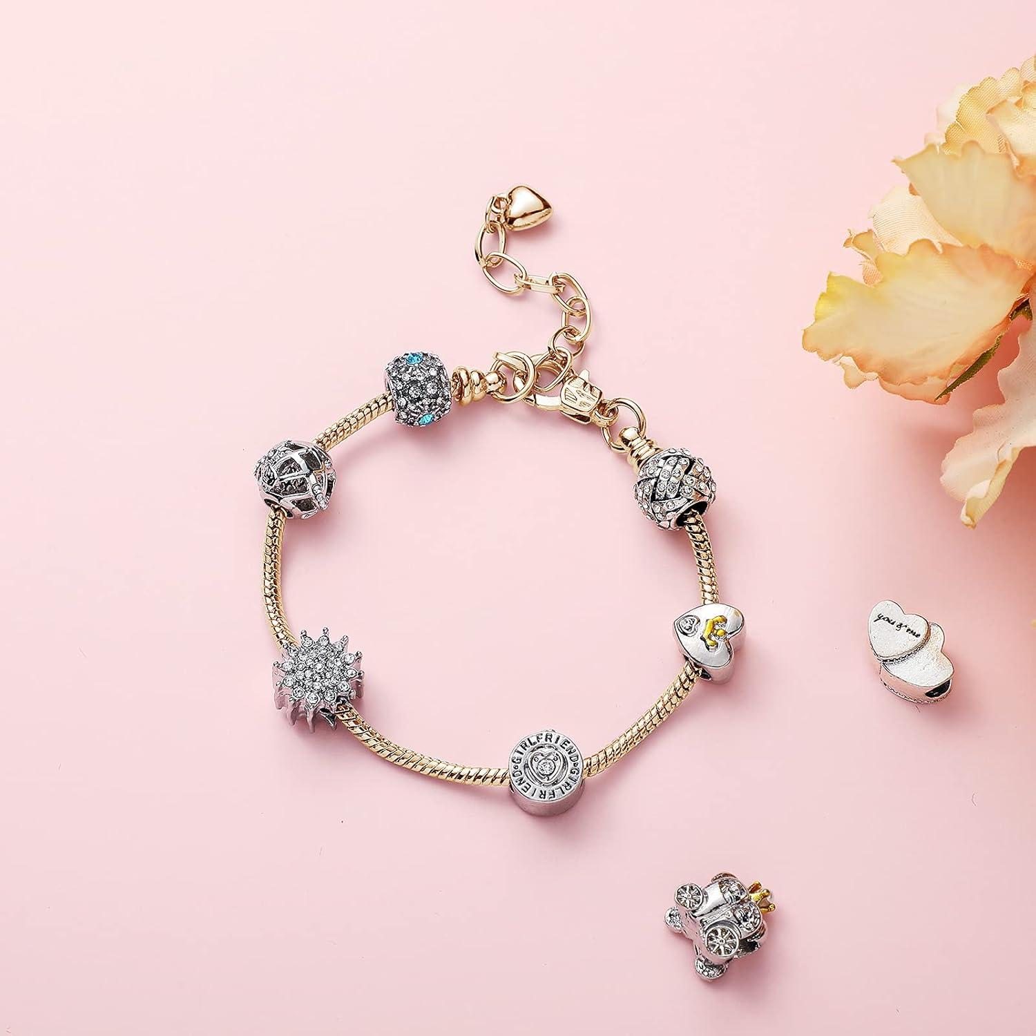 Hicarer 20 Pcs Pulsera de Cadena Ajustable Oro DIY Joyería